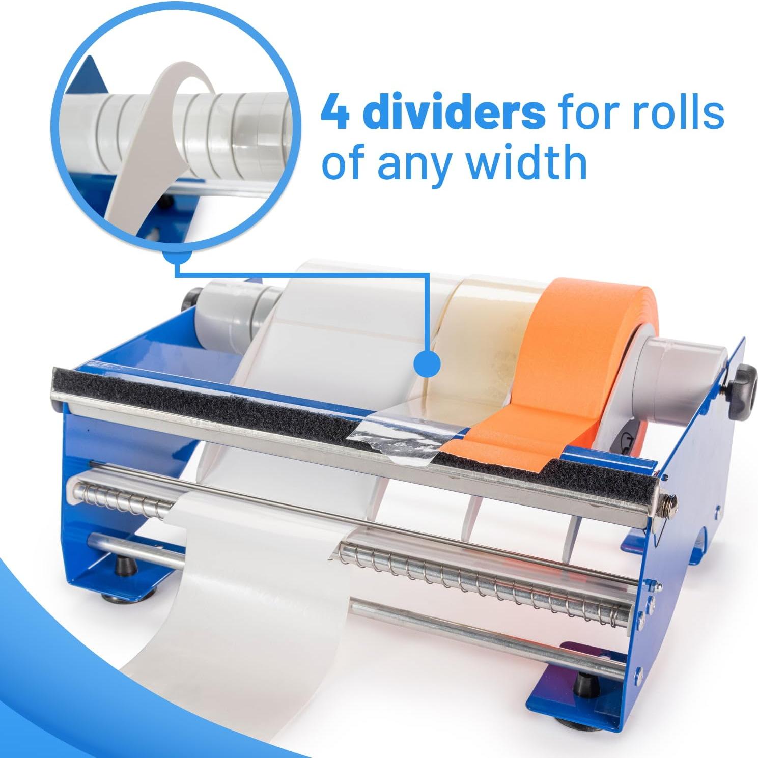 Dispensador Manual de Etiquetas IDL 30.48 cm Acero Resistente