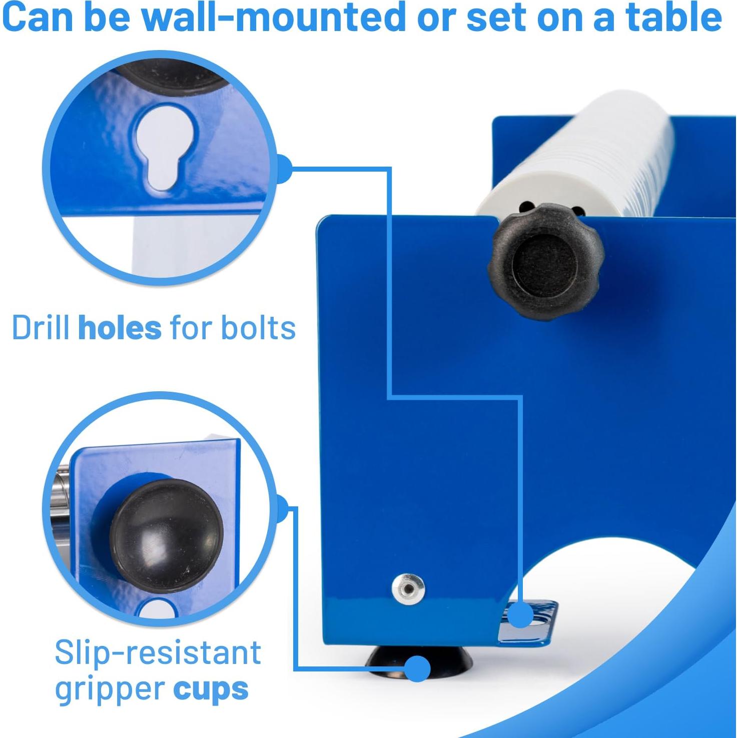 Dispensador Manual de Etiquetas IDL 30.48 cm Acero Resistente