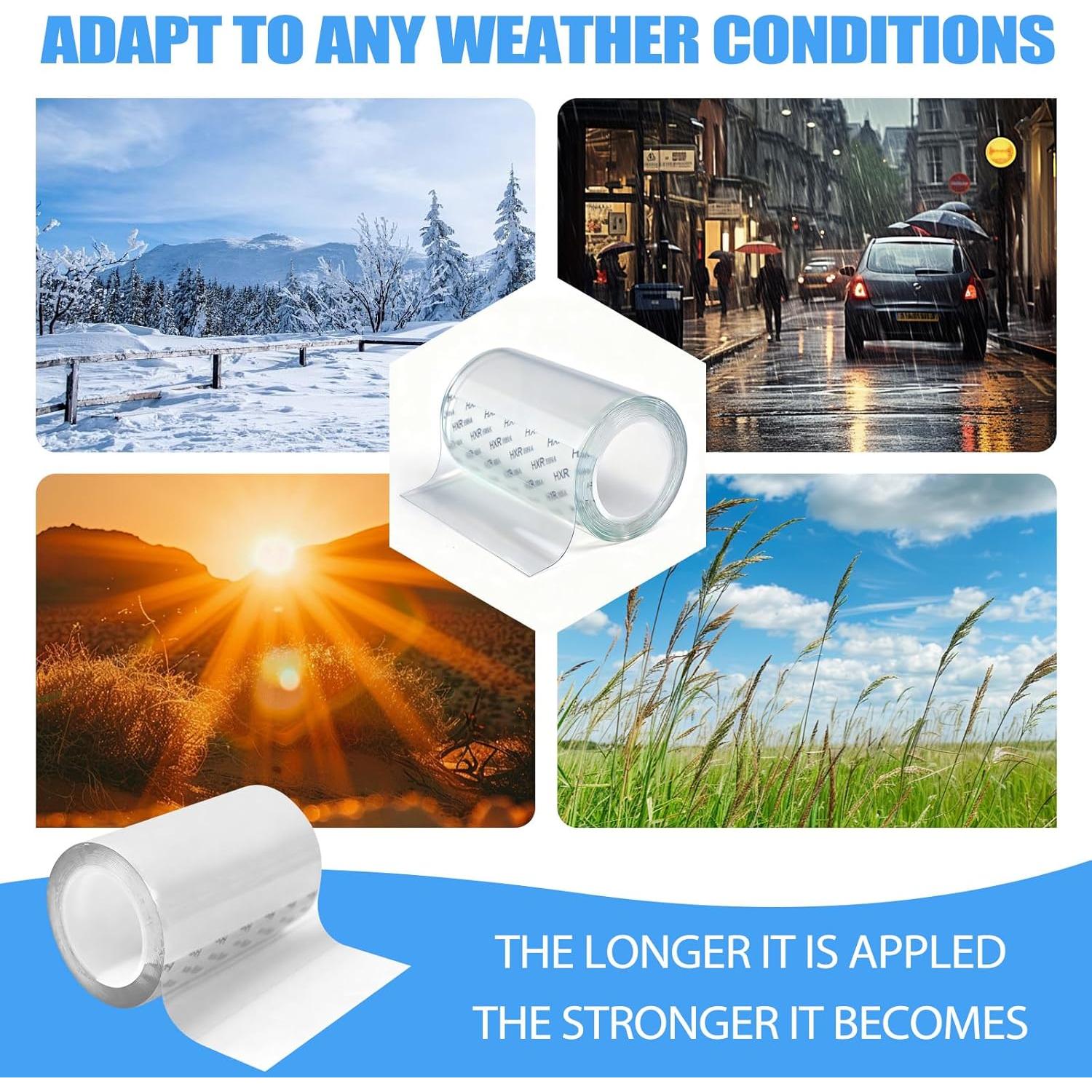 Cinta de Reparación Impermeable GAQWOK 10 cm x 3 m