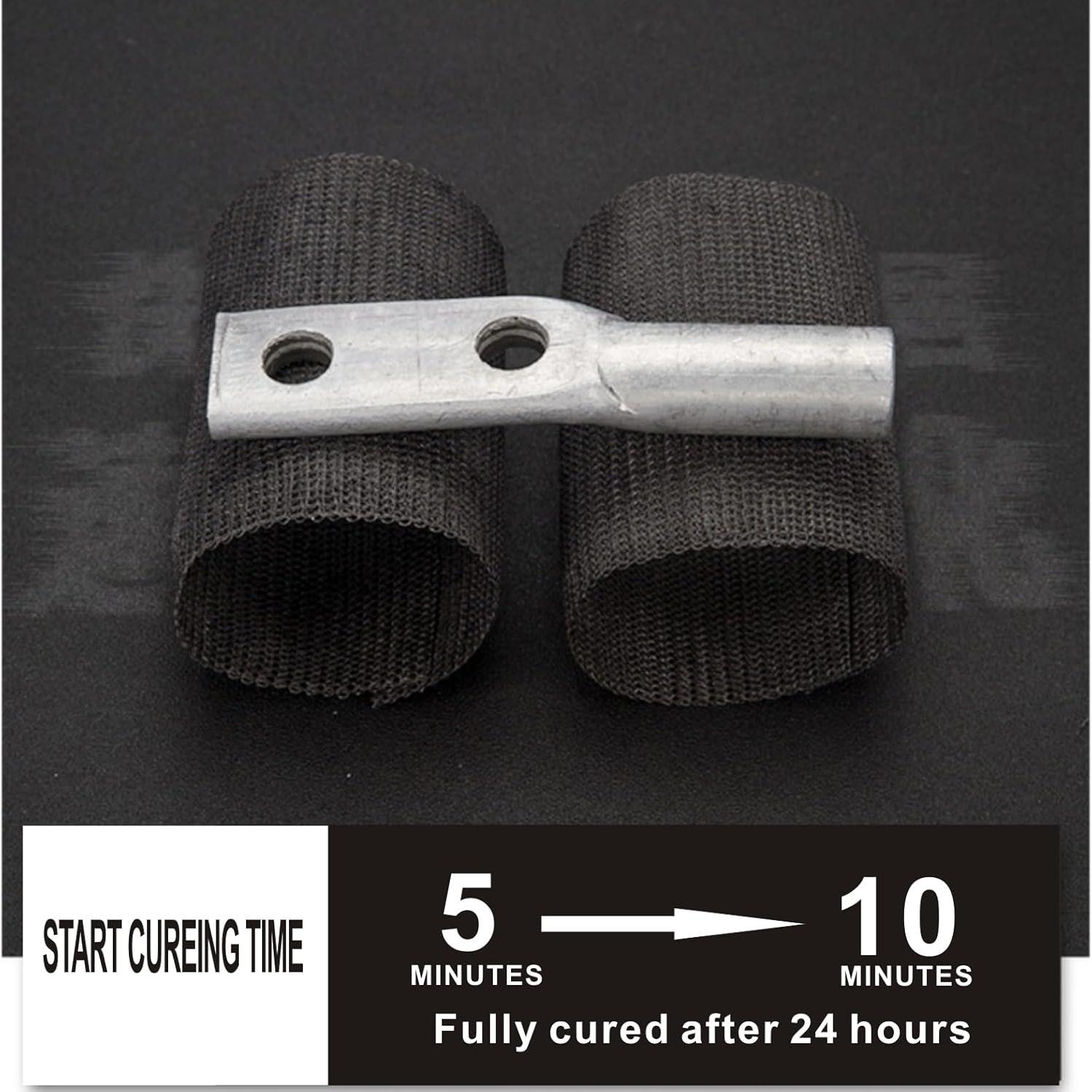 Cinta de Reparación de Fibra de Vidrio AMIZUHE 4" x 4.57m