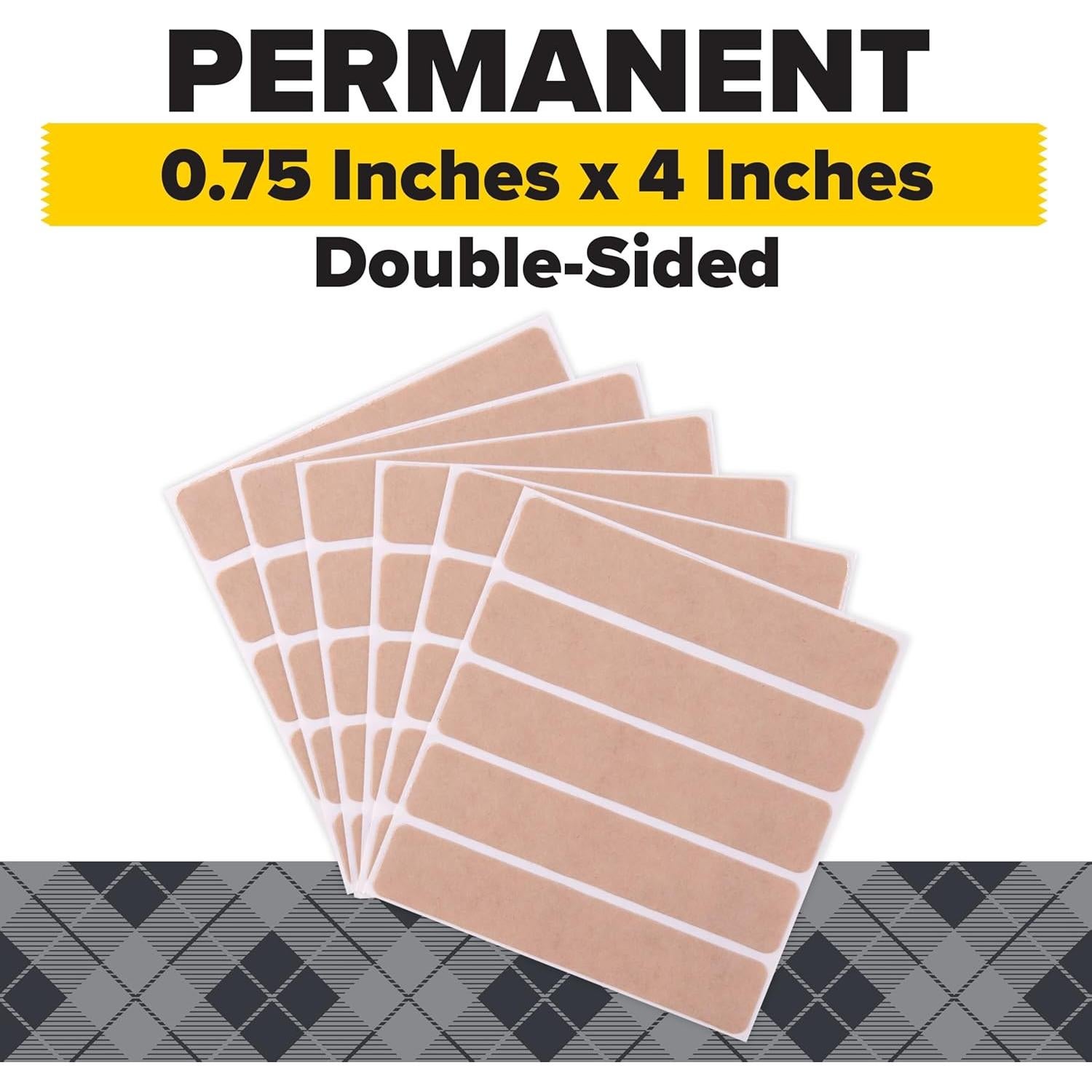 Tiras Adhesivas Permanentes Scotch 1.9 cm x 10.2 cm para DIY