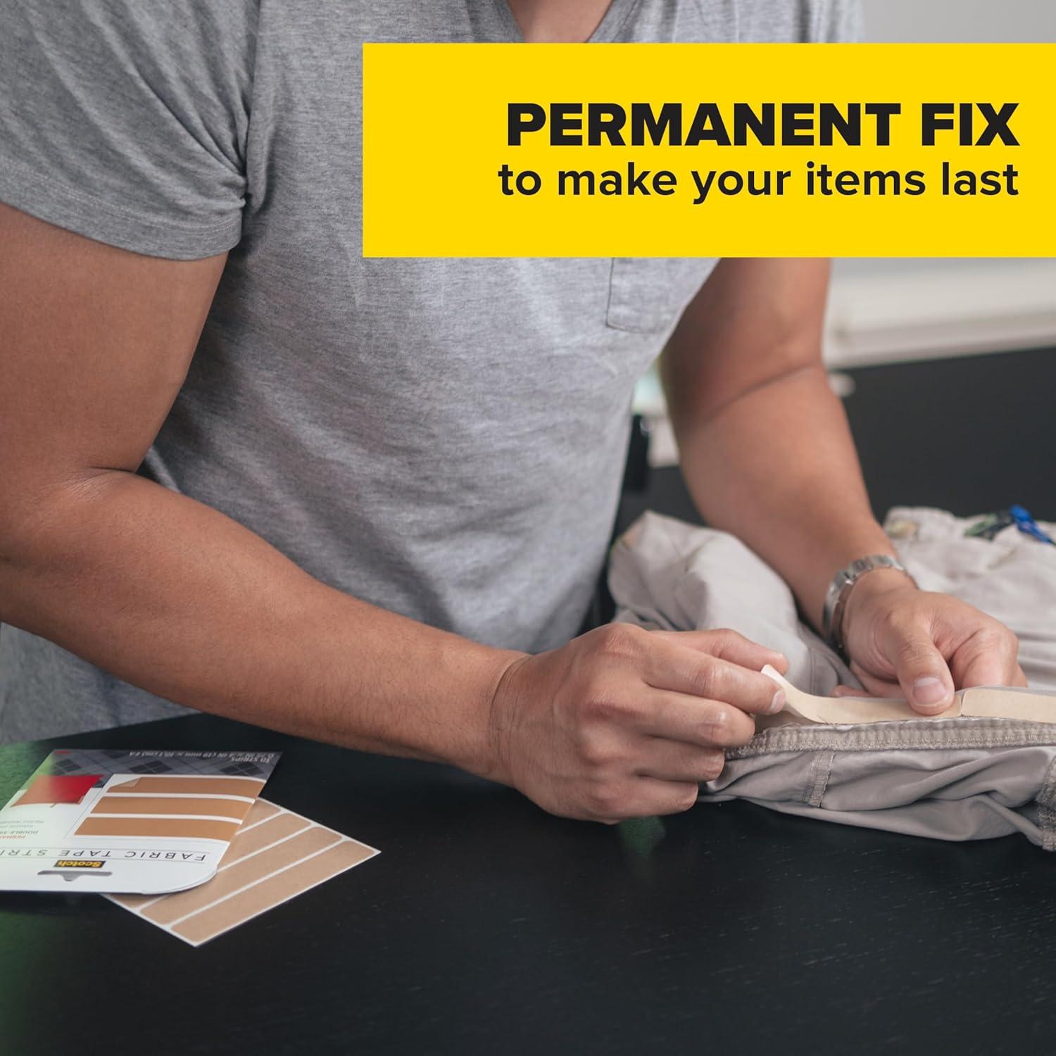 Tiras Adhesivas Permanentes Scotch 1.9 cm x 10.2 cm para DIY