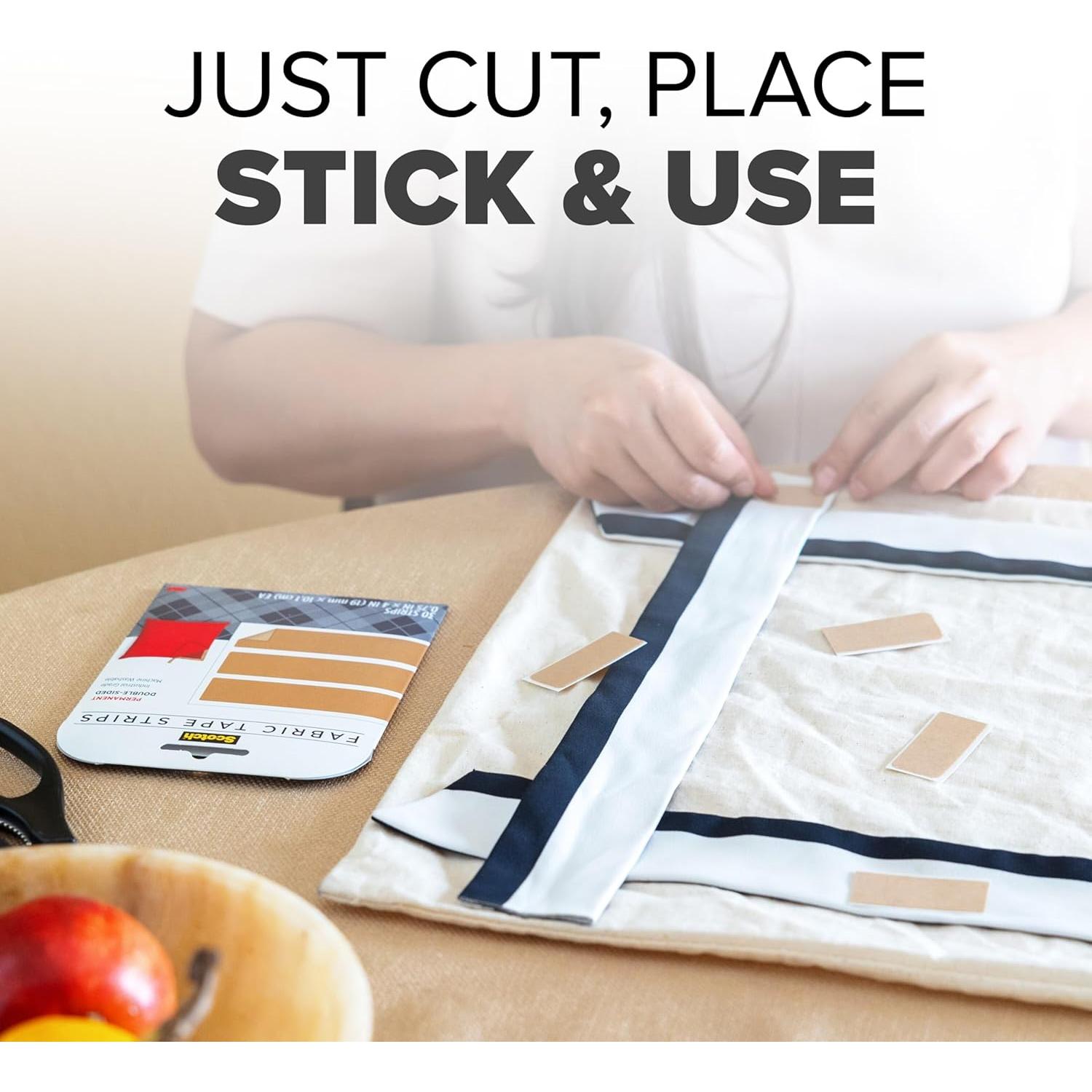 Tiras Adhesivas Permanentes Scotch 1.9 cm x 10.2 cm para DIY