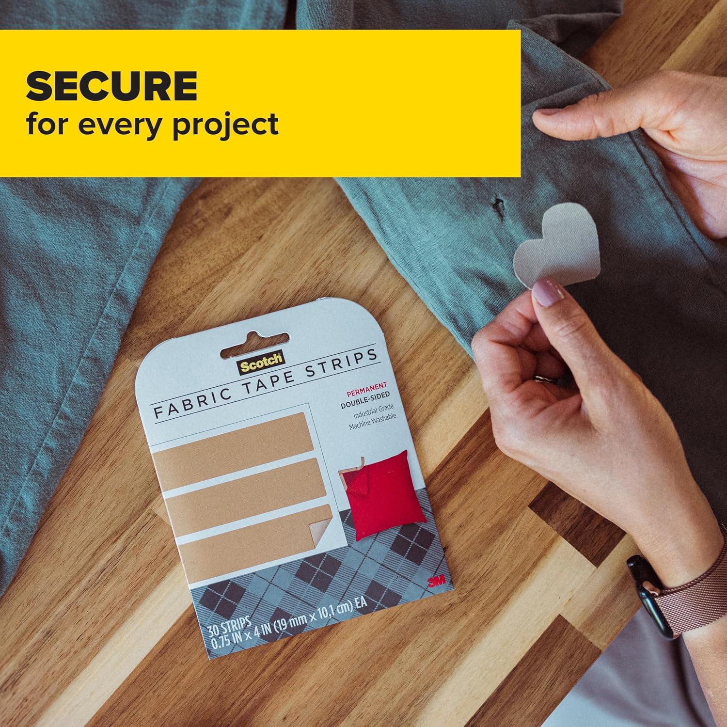 Tiras Adhesivas Permanentes Scotch 1.9 cm x 10.2 cm para DIY