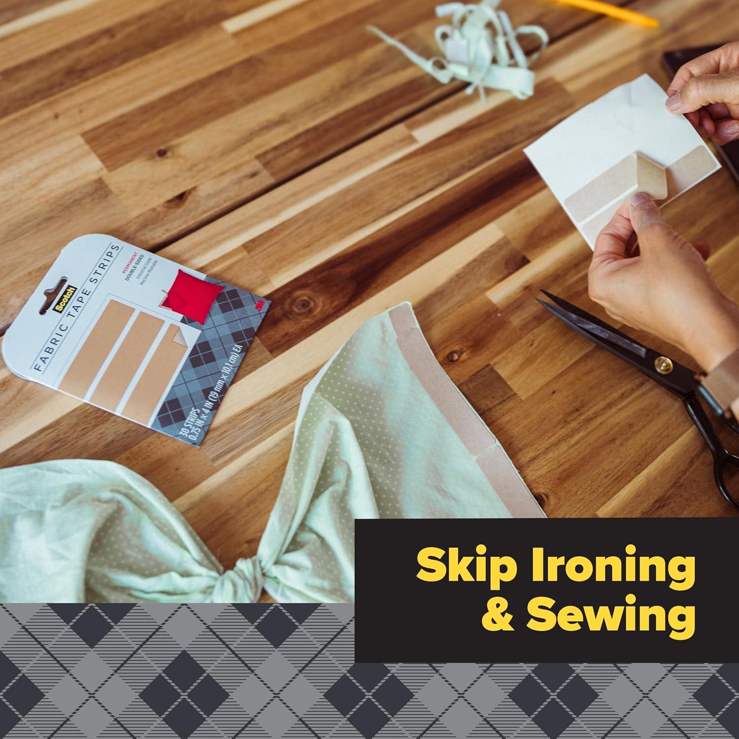 Tiras Adhesivas Permanentes Scotch 1.9 cm x 10.2 cm para DIY