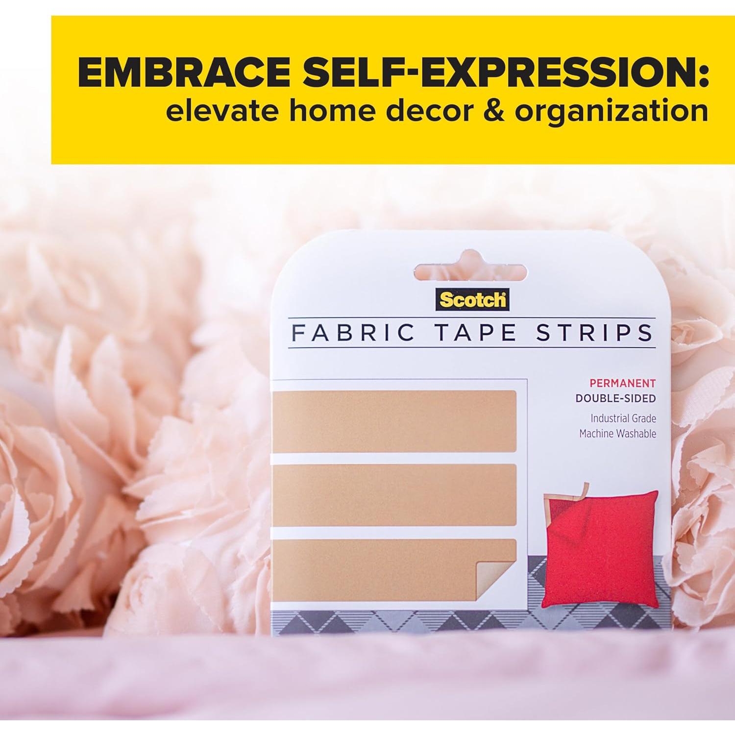 Tiras Adhesivas Permanentes Scotch 1.9 cm x 10.2 cm para DIY