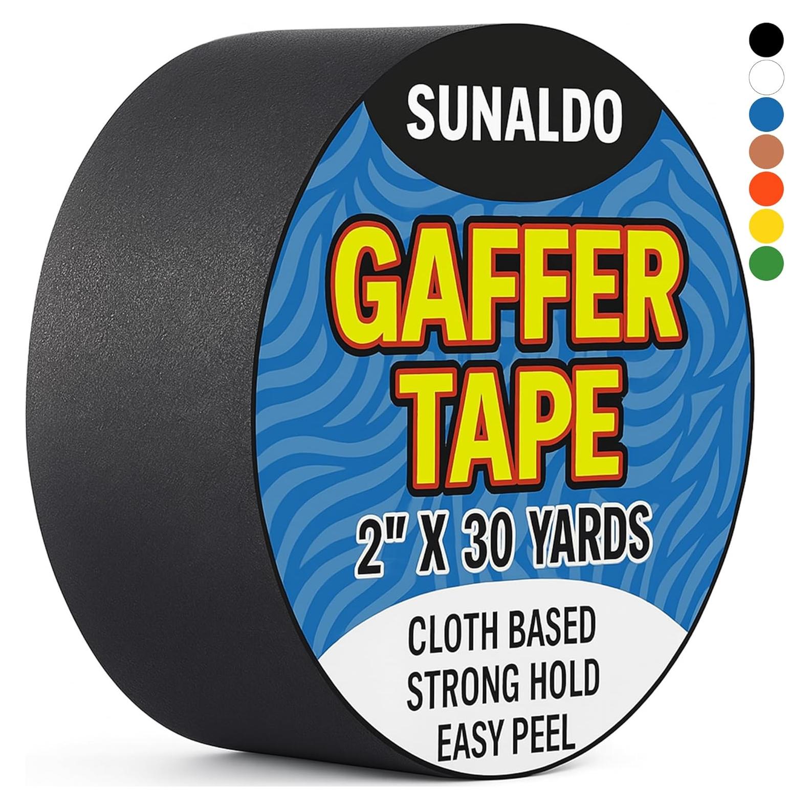 Cinta de Gaffer Profesional Benoo 5 cm x 27 m Negra