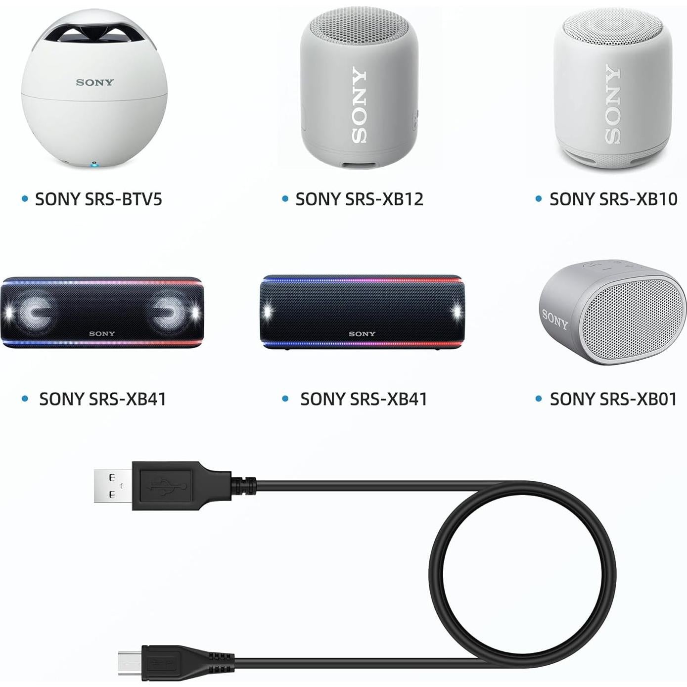 Cable de Alimentación USB C Tipo-C Tribit StormBox Micro 2 0.91m