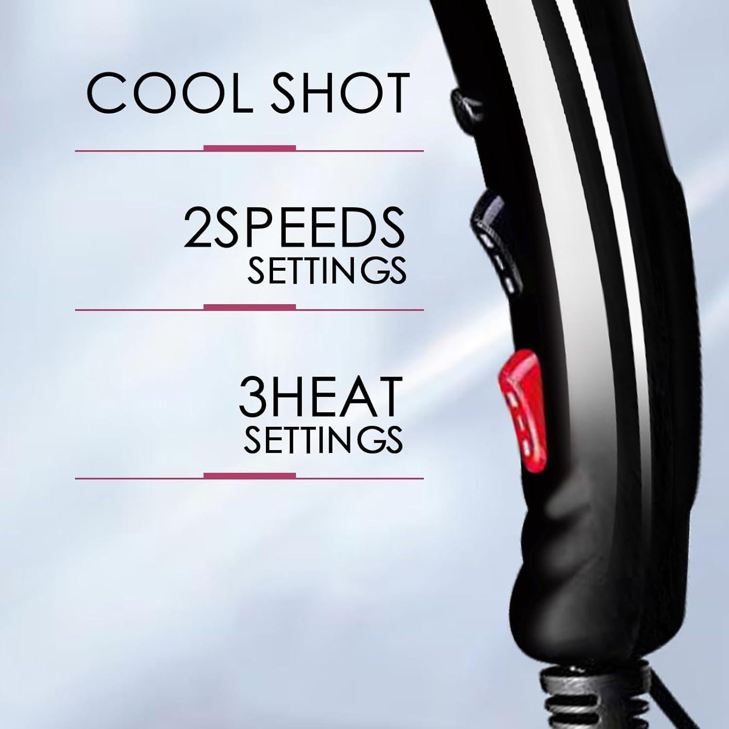 Secador de Pelo Profesional PAIER 3500W Iónico Cerámico