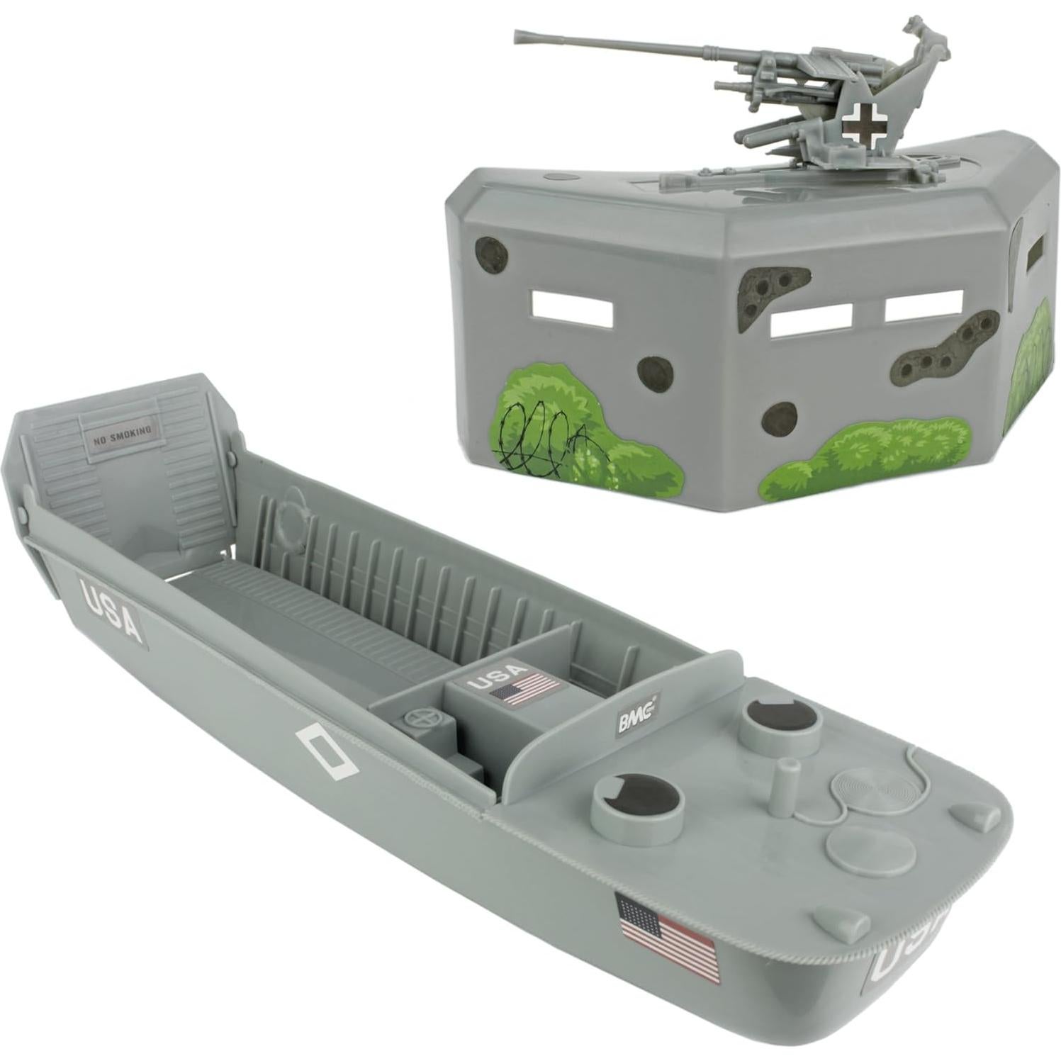 Juego de Soldados de Plástico BMC D-DAY Playa de Utah 40 Piezas