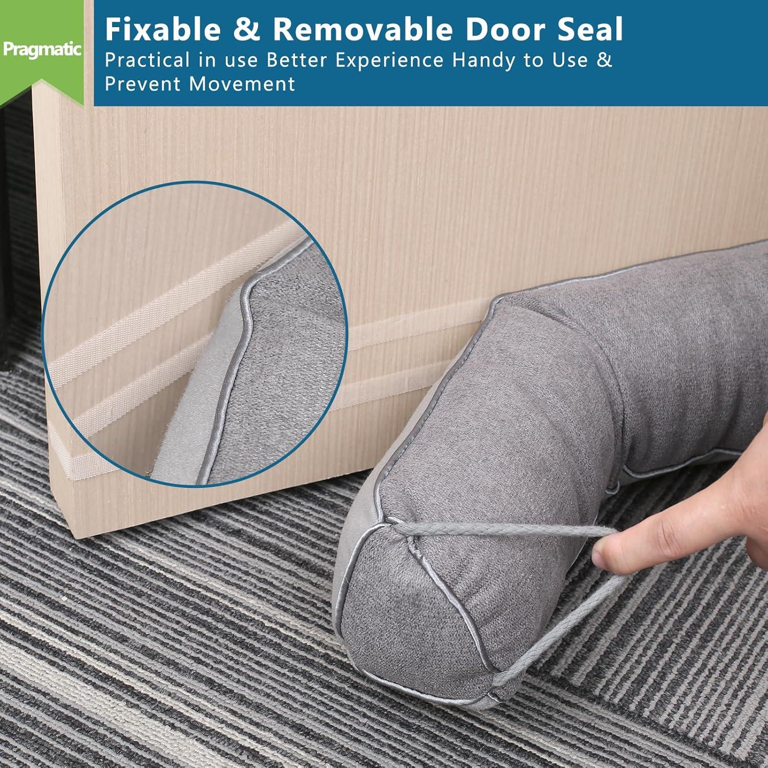 Tapón de Draft Triangular Anze 91.44 cm Gris Bloqueador de Aire