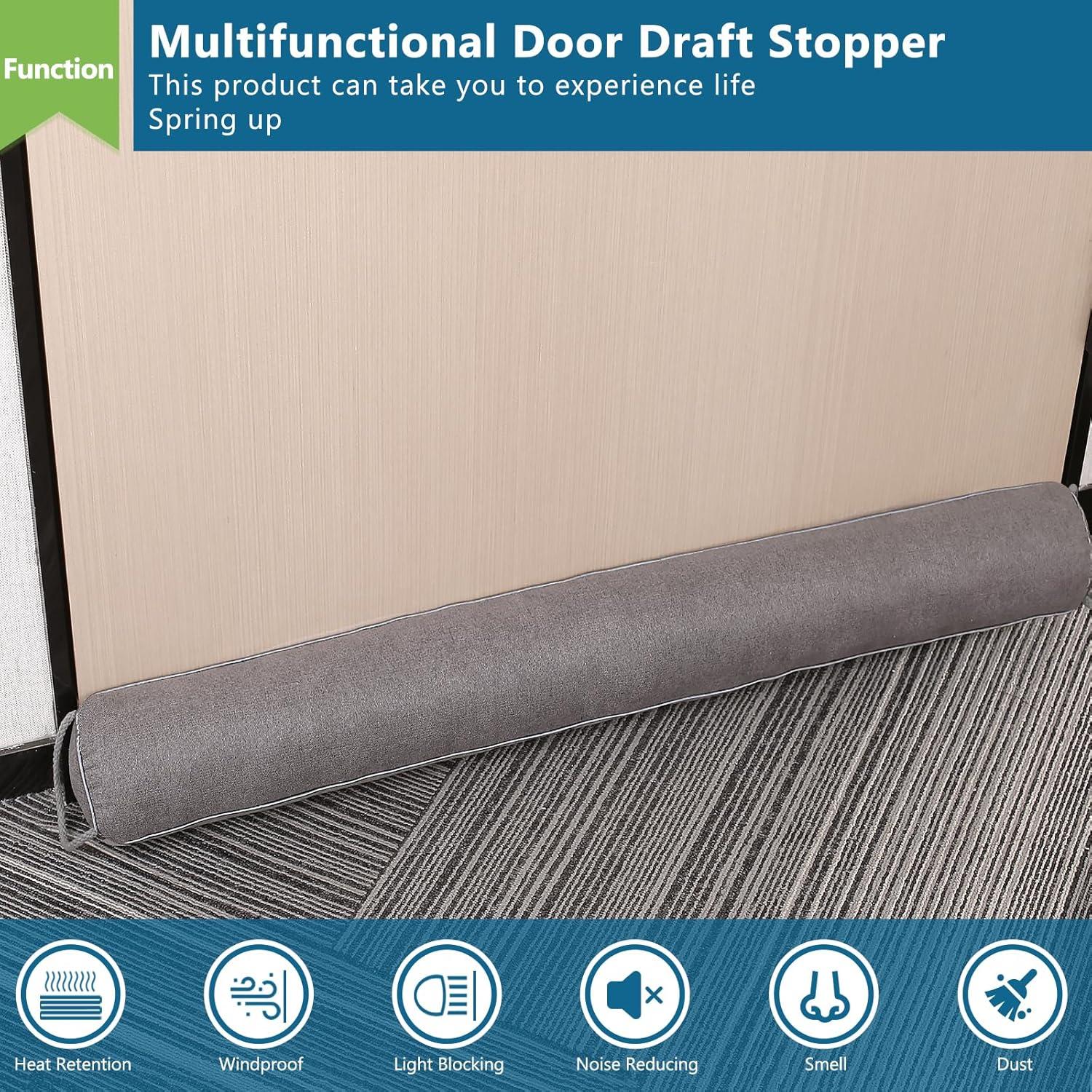 Tapón de Draft Triangular Anze 91.44 cm Gris Bloqueador de Aire