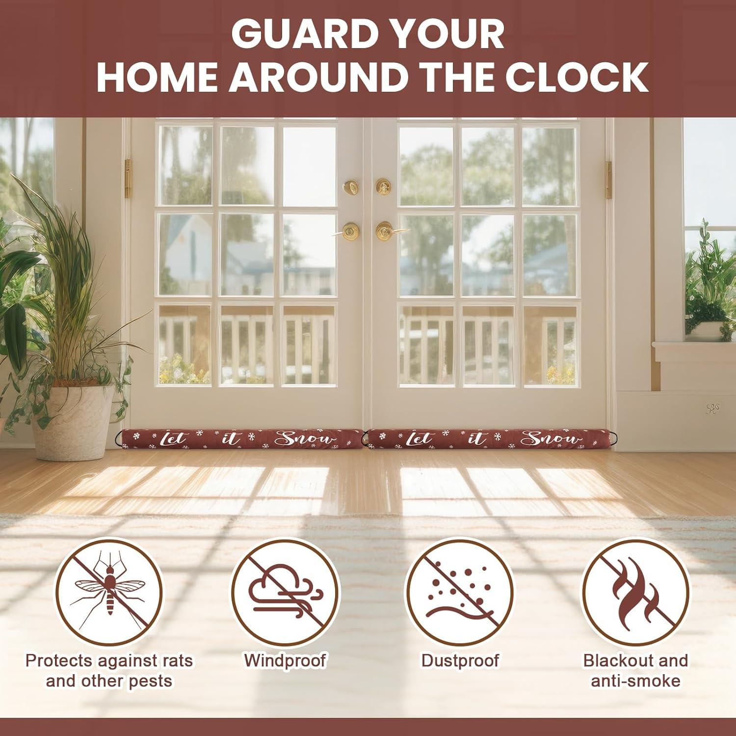 Tapón de Corrientes Gisafai 152 cm Café Insonorizante