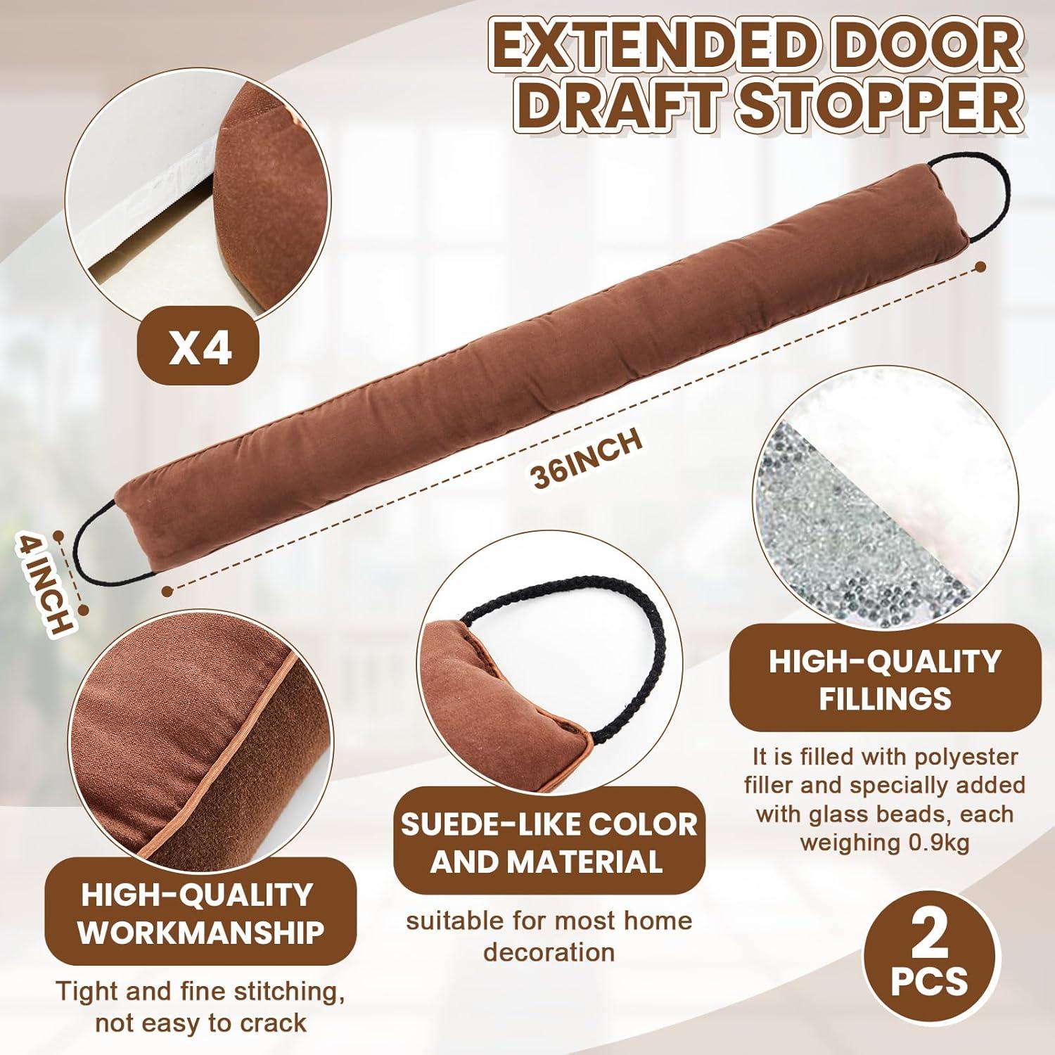 Tope de Puerta Gisafai 91.44 cm Marrón - 2 Piezas