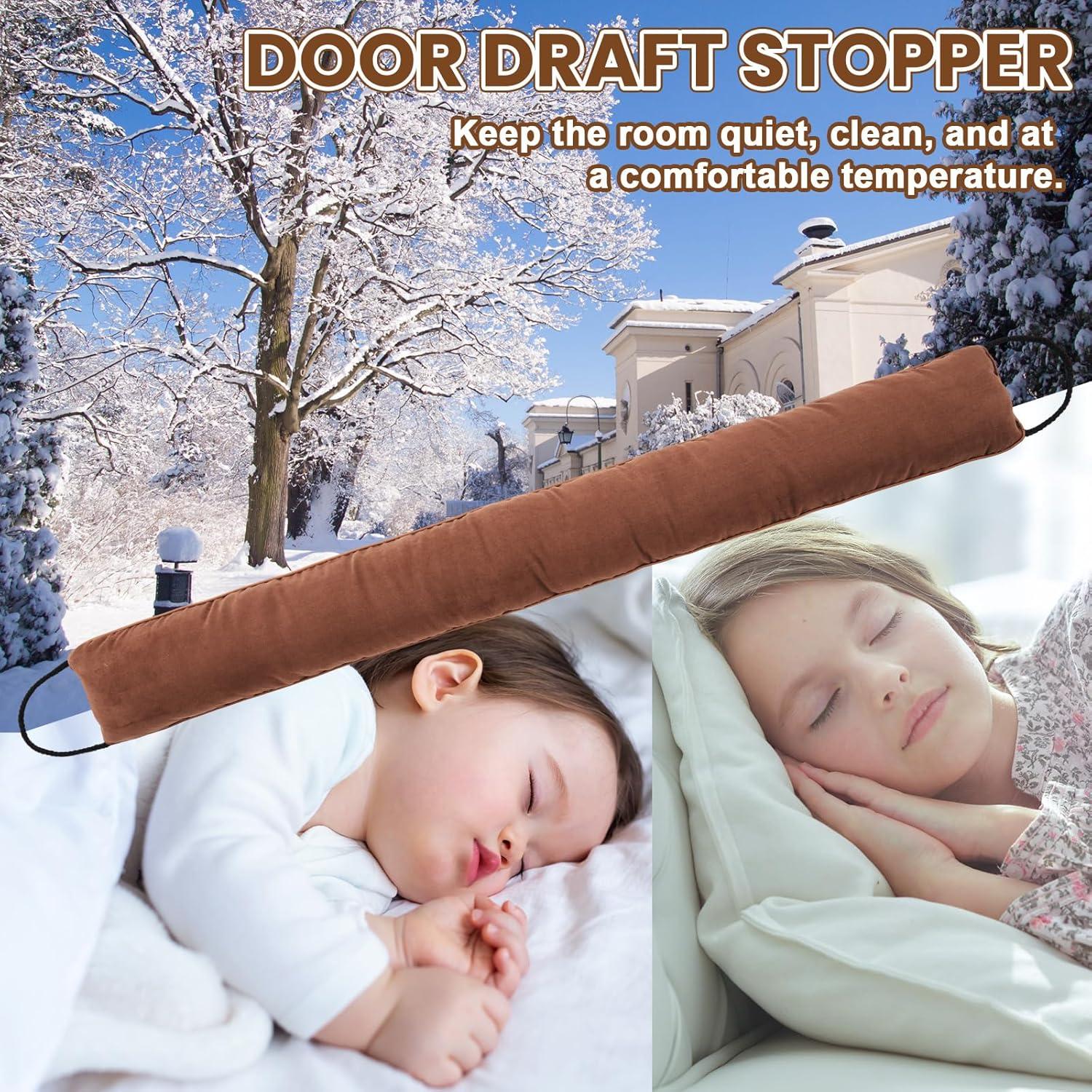 Tope de Puerta Gisafai 91.44 cm Marrón - 2 Piezas