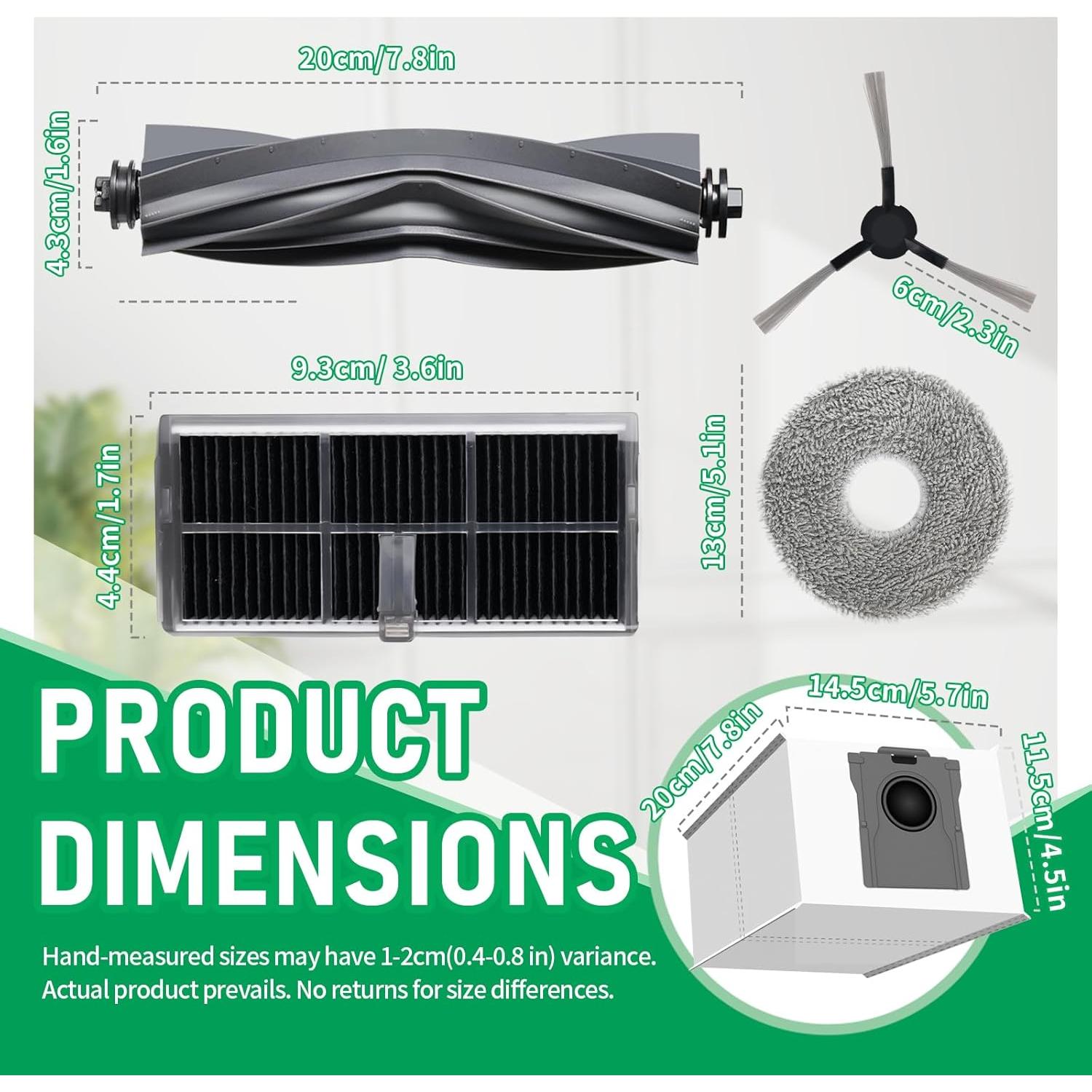 Kit de Repuestos Klypticfit para Aspiradora Dreame L10s Ultra