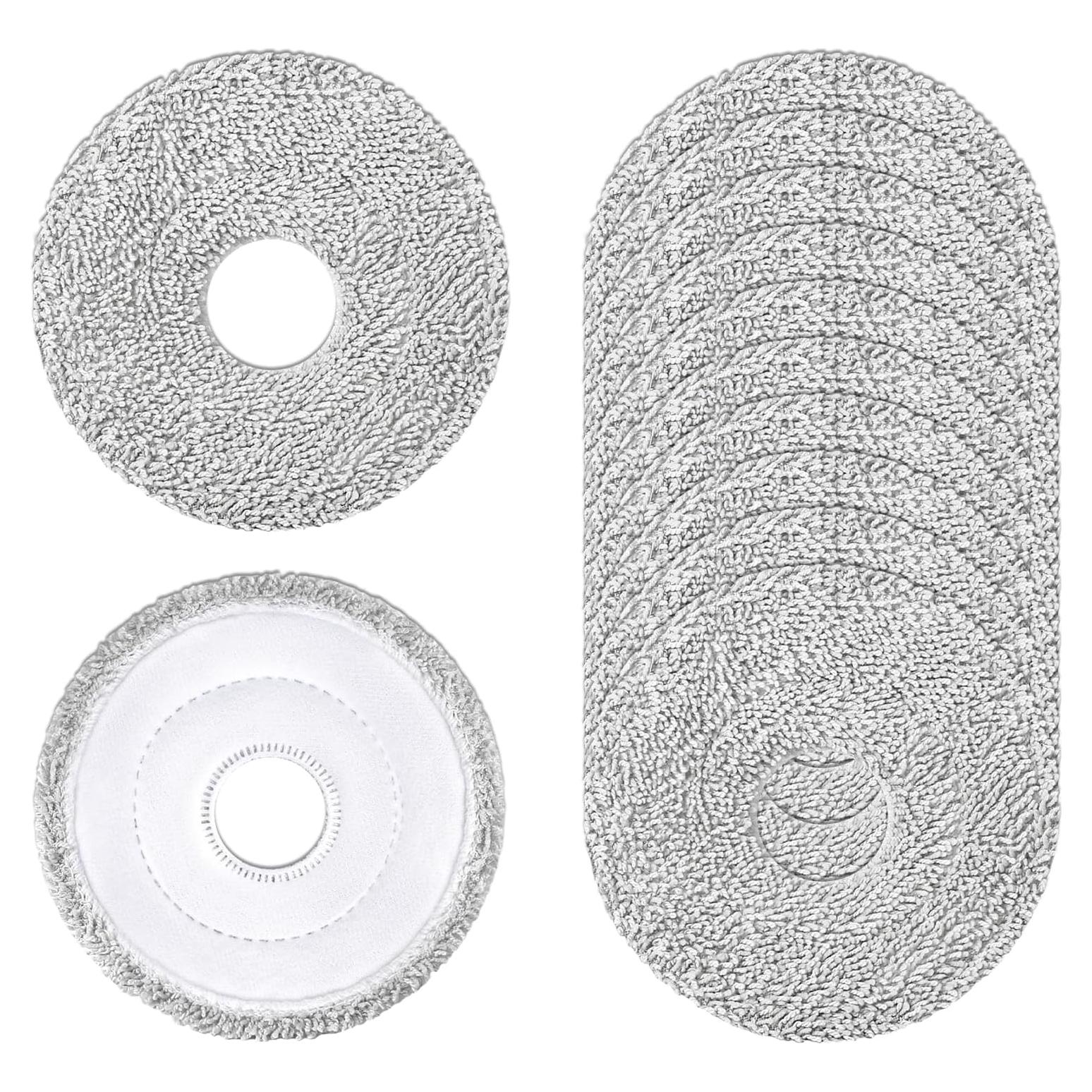 Paquete de 12 almohadillas de microfibra Klypticfit para aspiradora robot Dreame