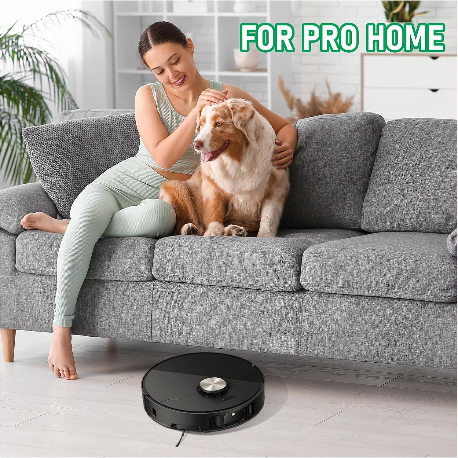 Paquete de 12 almohadillas de microfibra Klypticfit para aspiradora robot Dreame