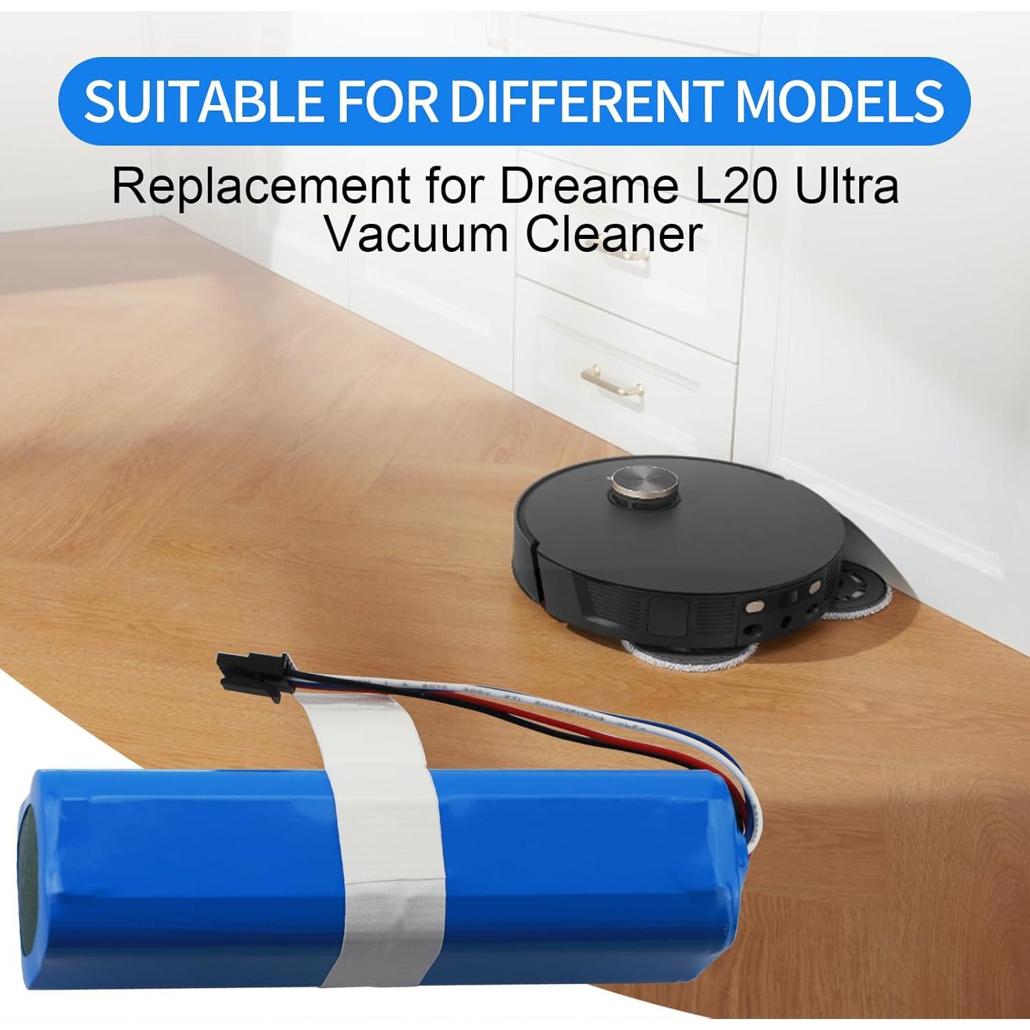 Batería Li-ion 14.4V 5200mAh para Aspiradora Dreame L20 Ultra