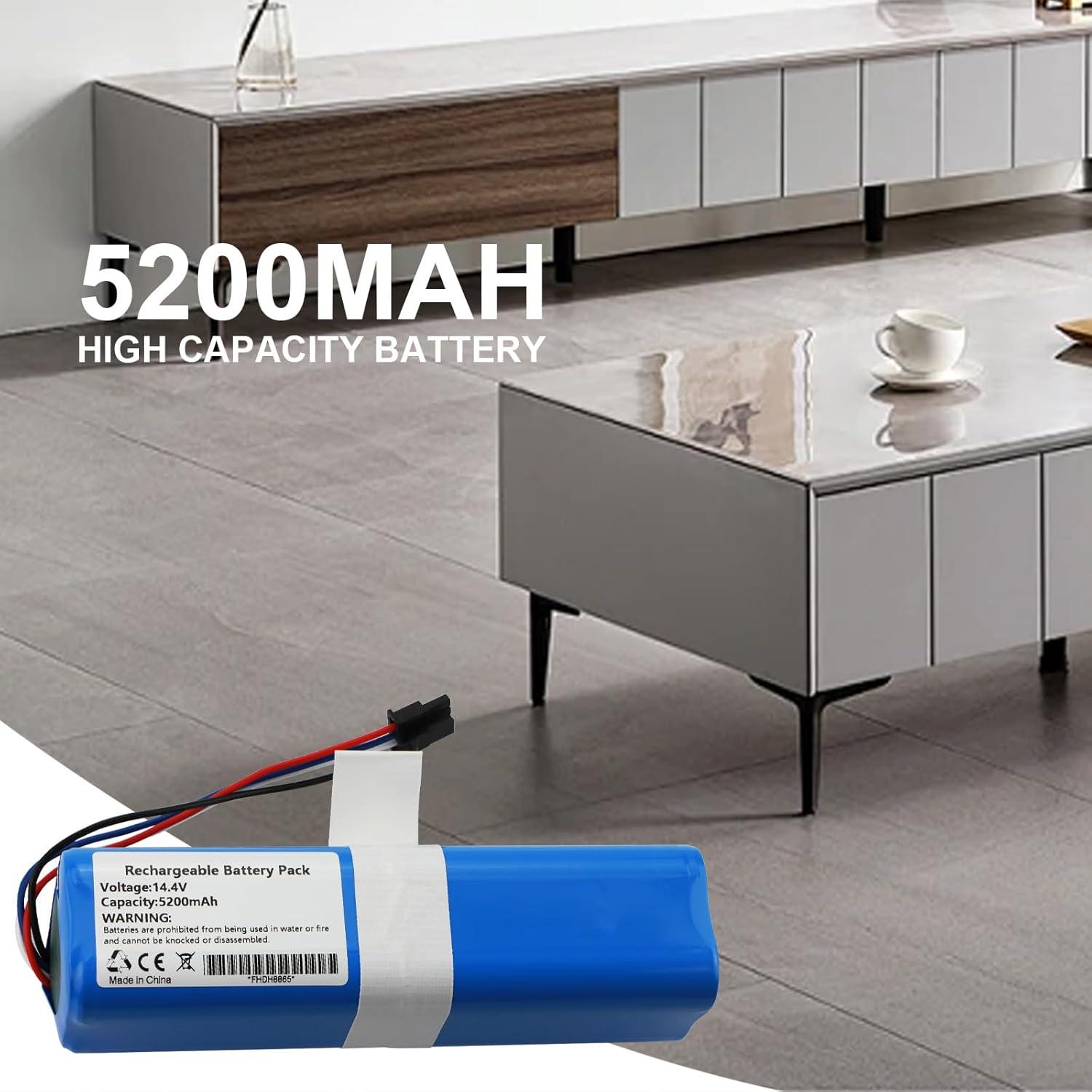 Batería Li-ion 14.4V 5200mAh para Aspiradora Dreame L20 Ultra