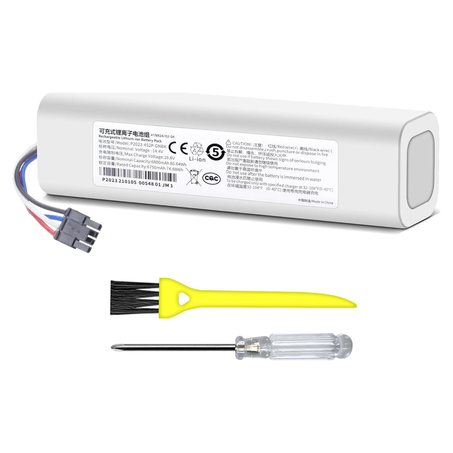 Batería de Ión de Litio 6800mAh para Aspiradoras Dreame