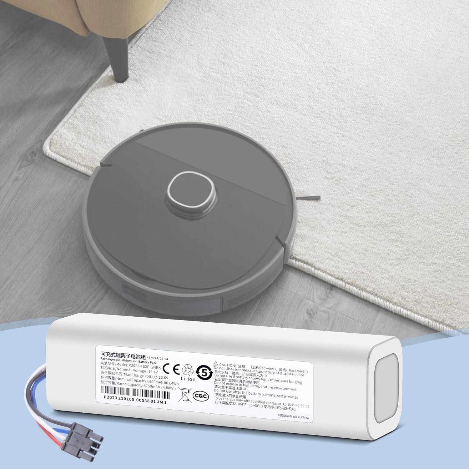 Batería de Ión de Litio 6800mAh para Aspiradoras Dreame