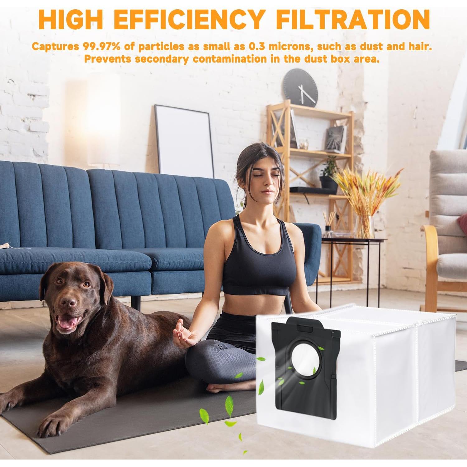 Paquete de 12 Bolsas de Polvo Galaton FCD para Aspiradora Robot