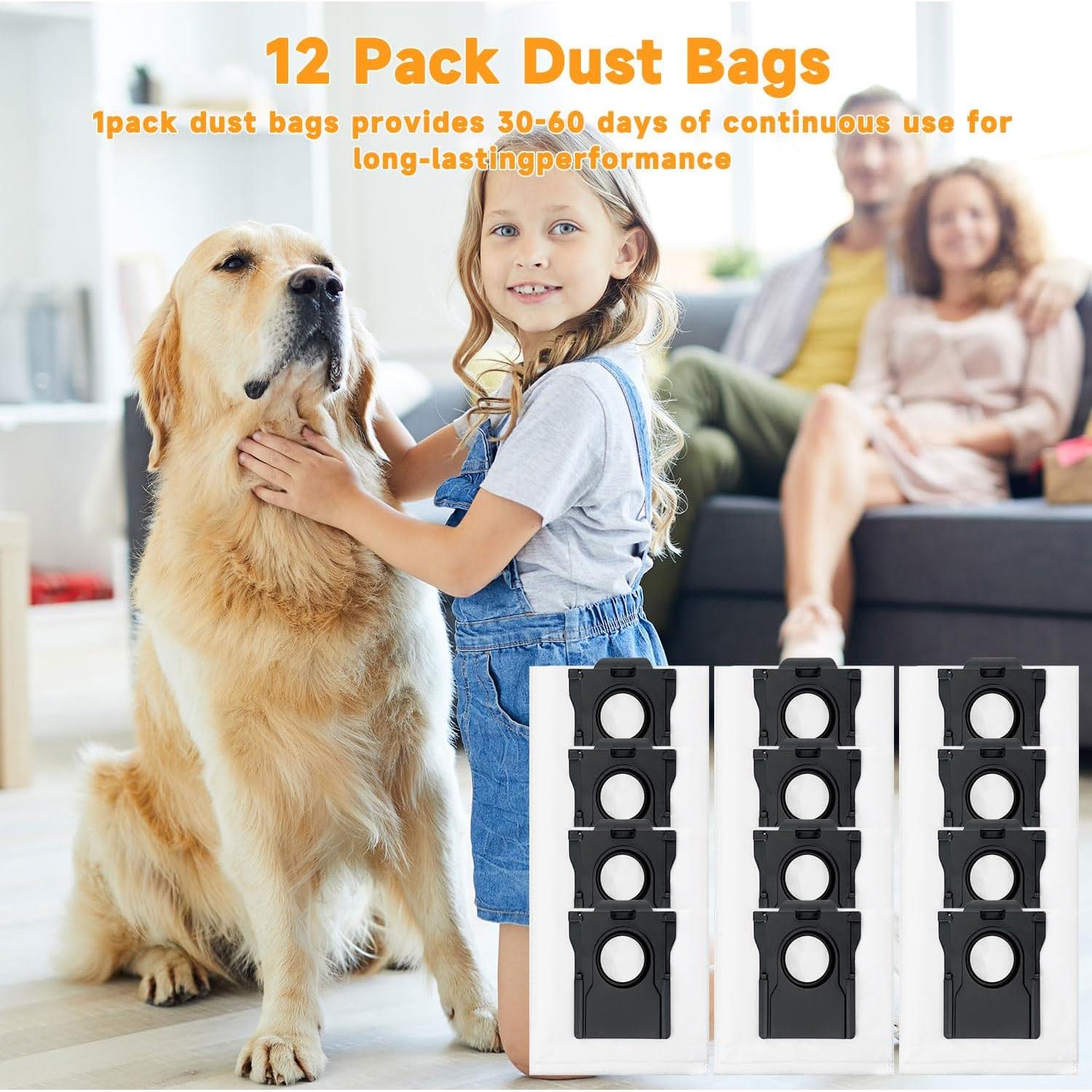 Paquete de 12 Bolsas de Polvo Galaton FCD para Aspiradora Robot