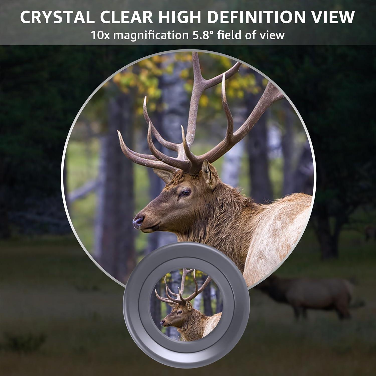 Monocular Compacto Rinboqe 10x25 HD Impermeable 163g