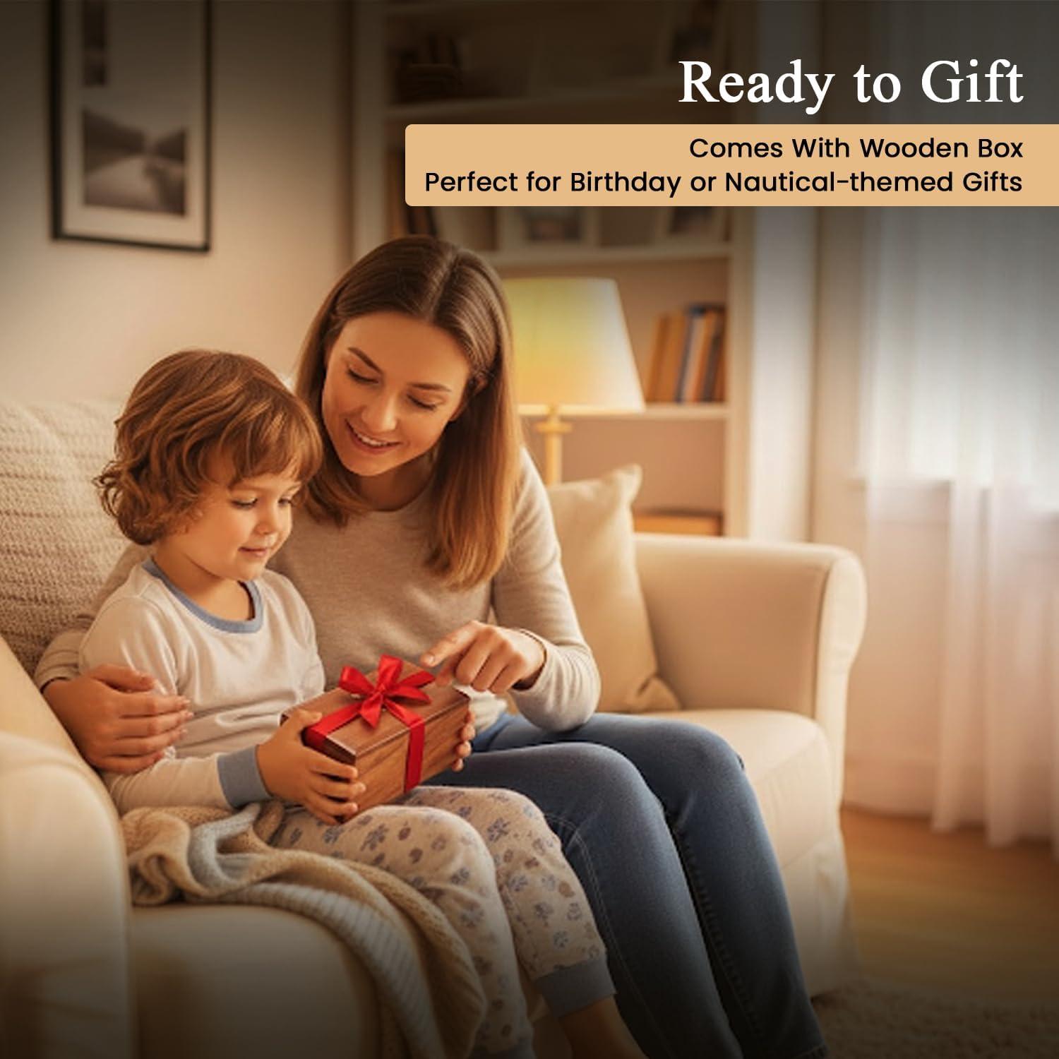 Telescopio de Mano de Latón ARTIZANSTORE 15.24 cm Plegable