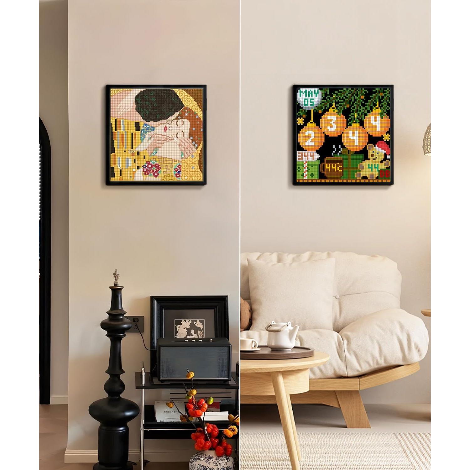 Divoom Pixoo-64 y Times Frame 10.1" Marco Digital WiFi