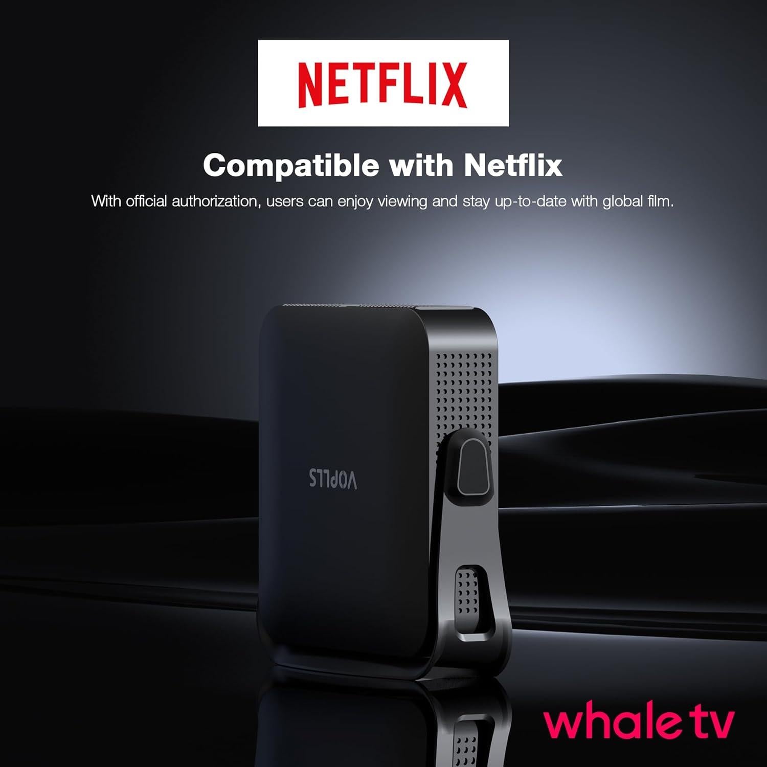 Proyector Mini VOPLLS Q5 1080P WiFi 6 Bluetooth 5.2 Portátil