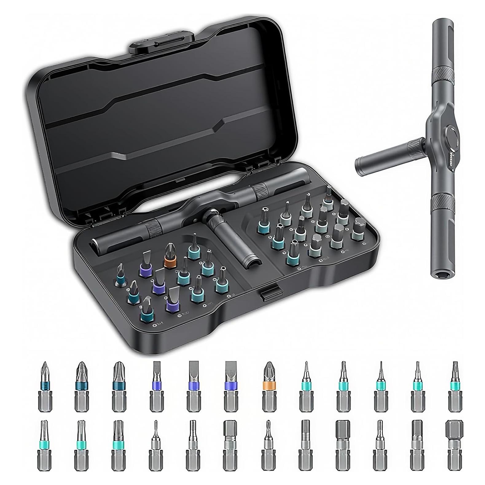 Juego de Destornilladores Magnéticos 24 en 1 JESRYTOUR