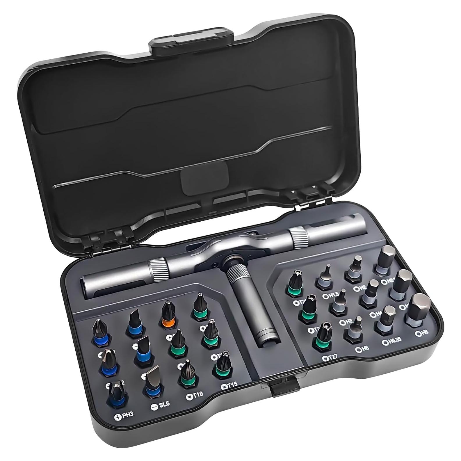 Juego de Destornilladores Magnéticos 24 en 1 SpaceInside