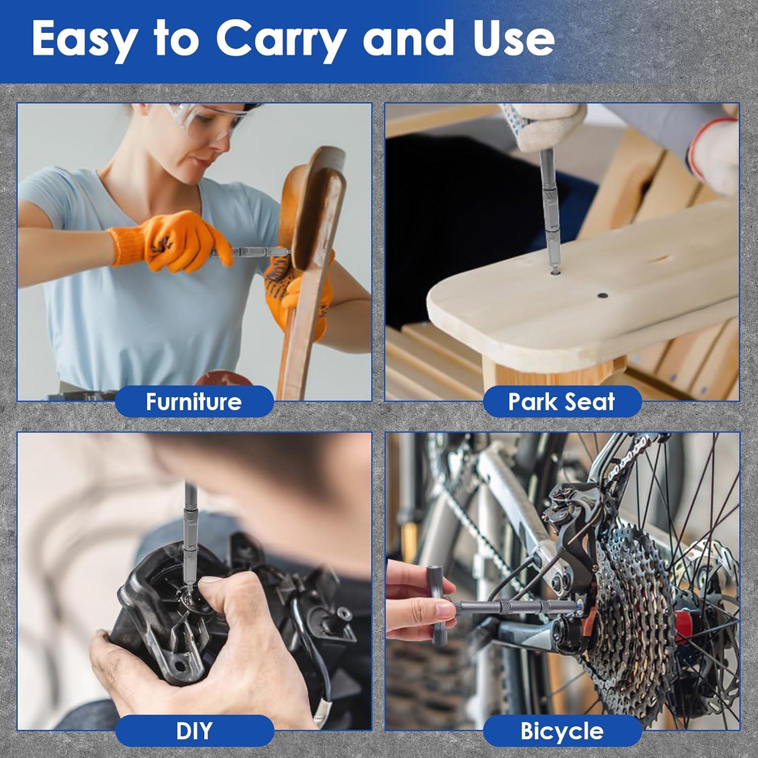 Juego de Destornilladores Magnéticos 24 en 1 SpaceInside