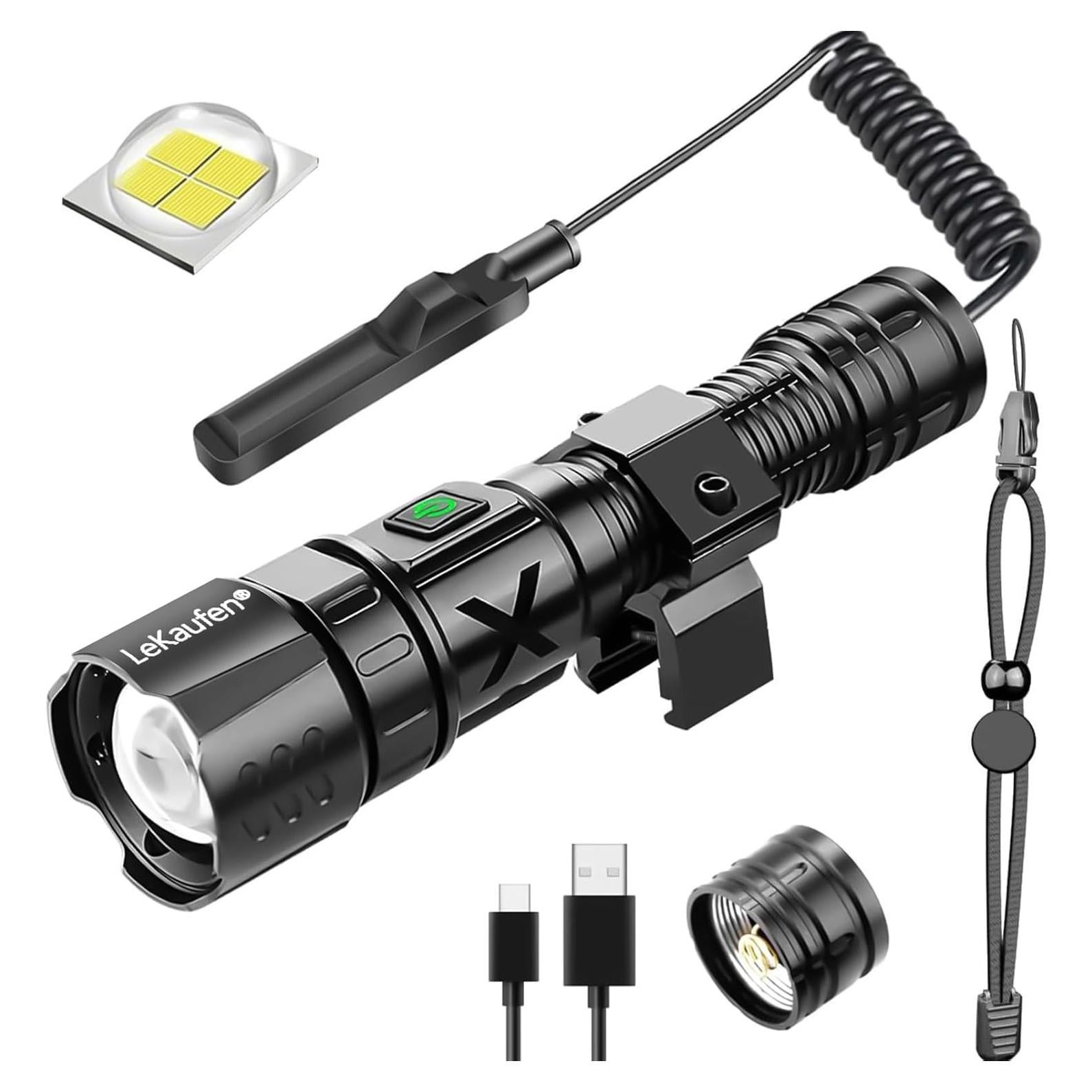 Linterna Táctica G XHP70 6000 Lúmenes Recargable Picatinny