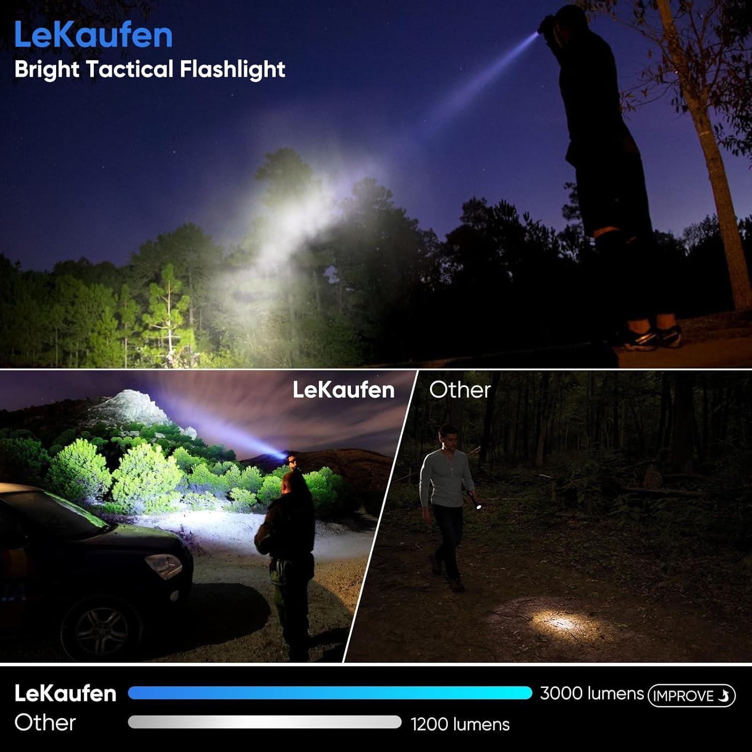 Linterna Táctica G XHP70 6000 Lúmenes Recargable Picatinny