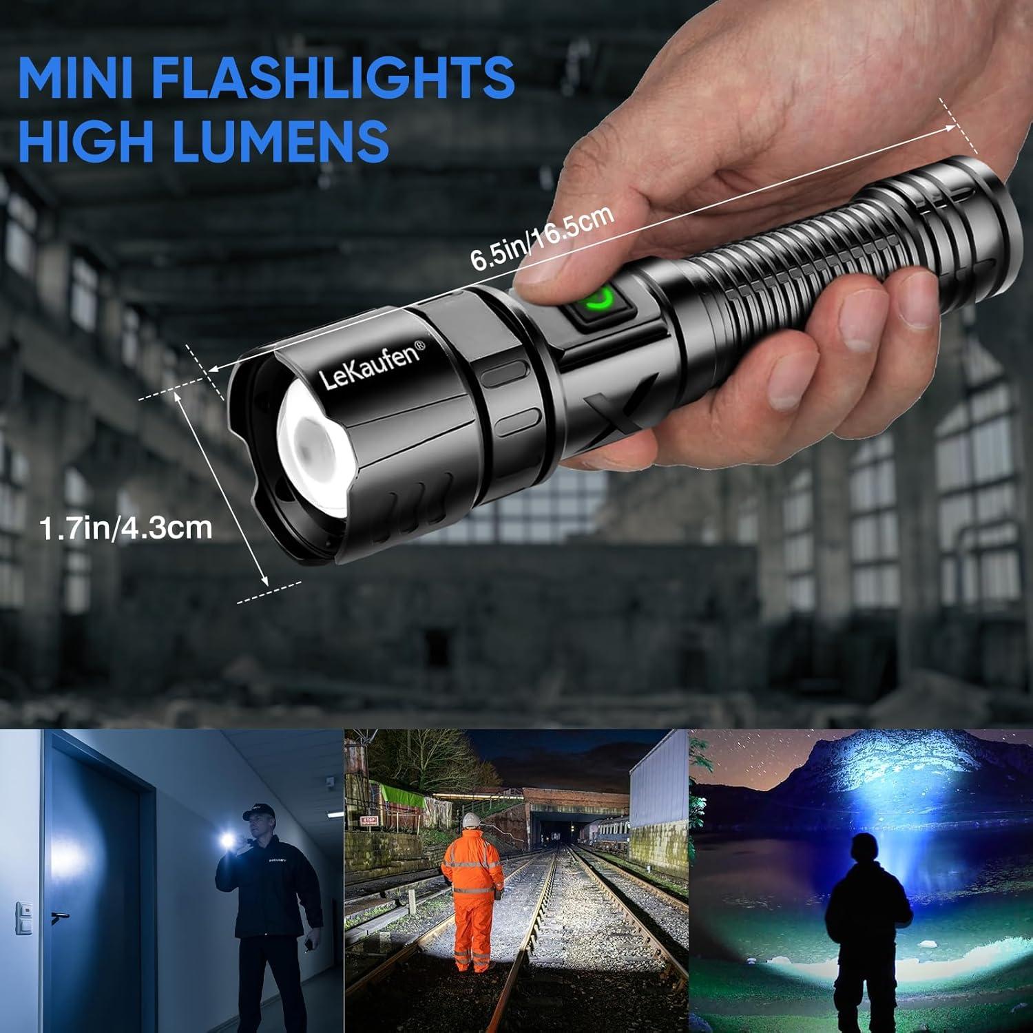 Linterna Táctica G XHP70 6000 Lúmenes Recargable Picatinny