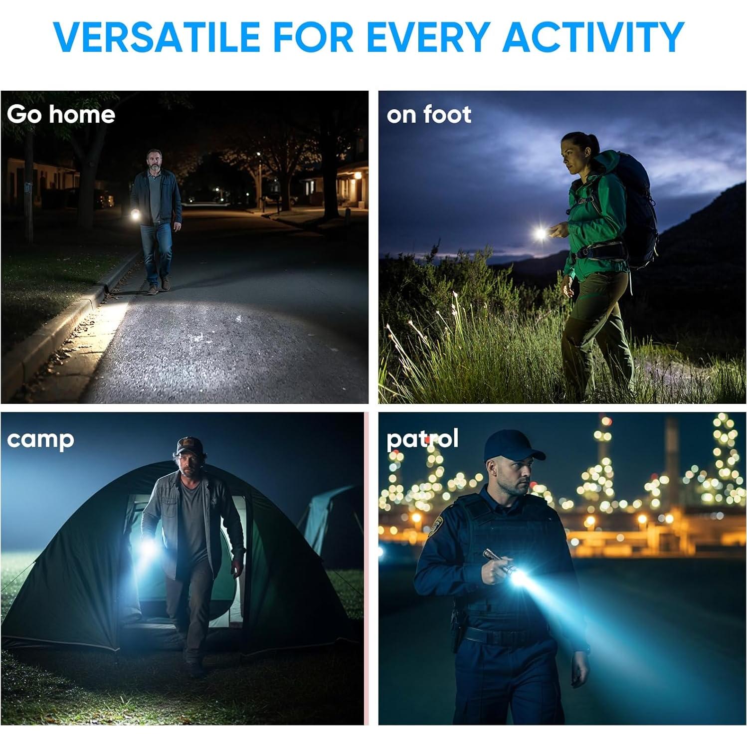 Linterna Táctica G XHP70 6000 Lúmenes Recargable Picatinny