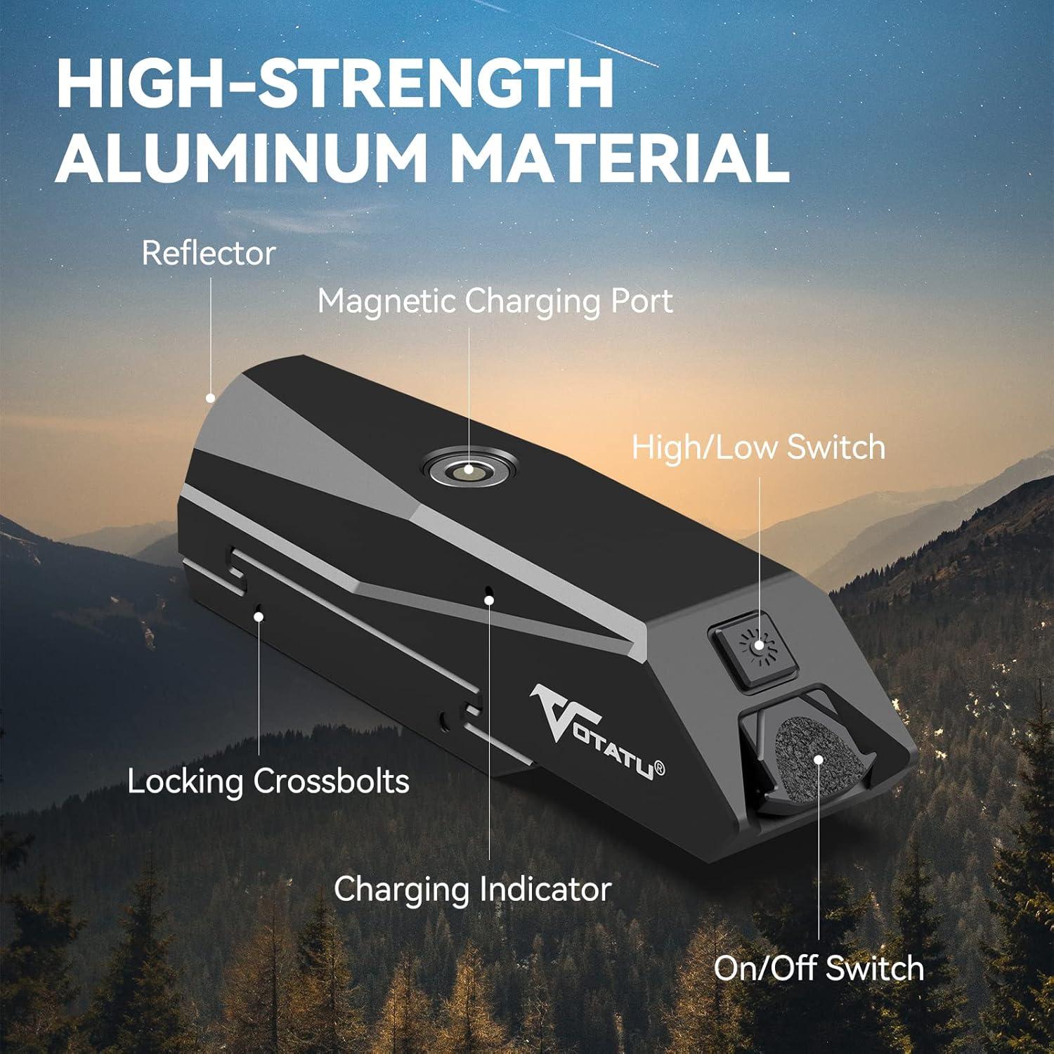 Linterna Táctica VOTATU PL50 1450 Lúmenes USB Recargable