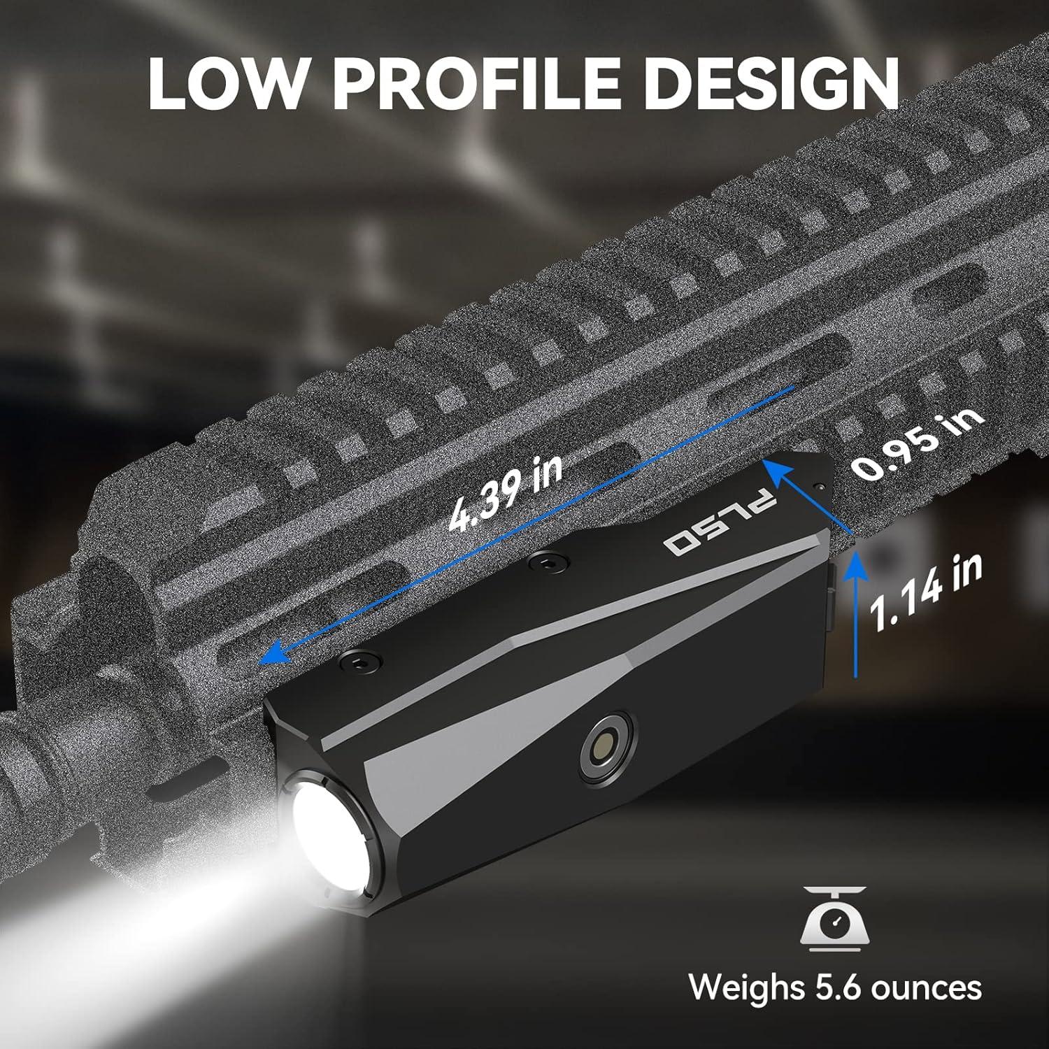 Linterna Táctica VOTATU PL50 1450 Lúmenes USB Recargable