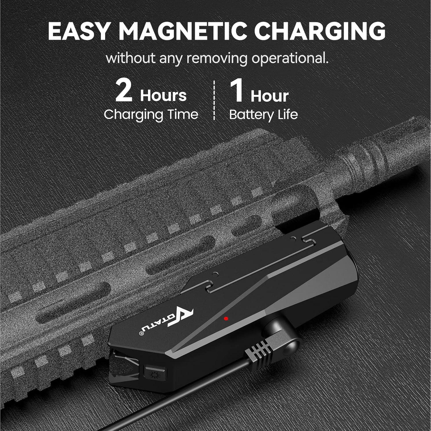 Linterna Táctica VOTATU PL50 1450 Lúmenes USB Recargable