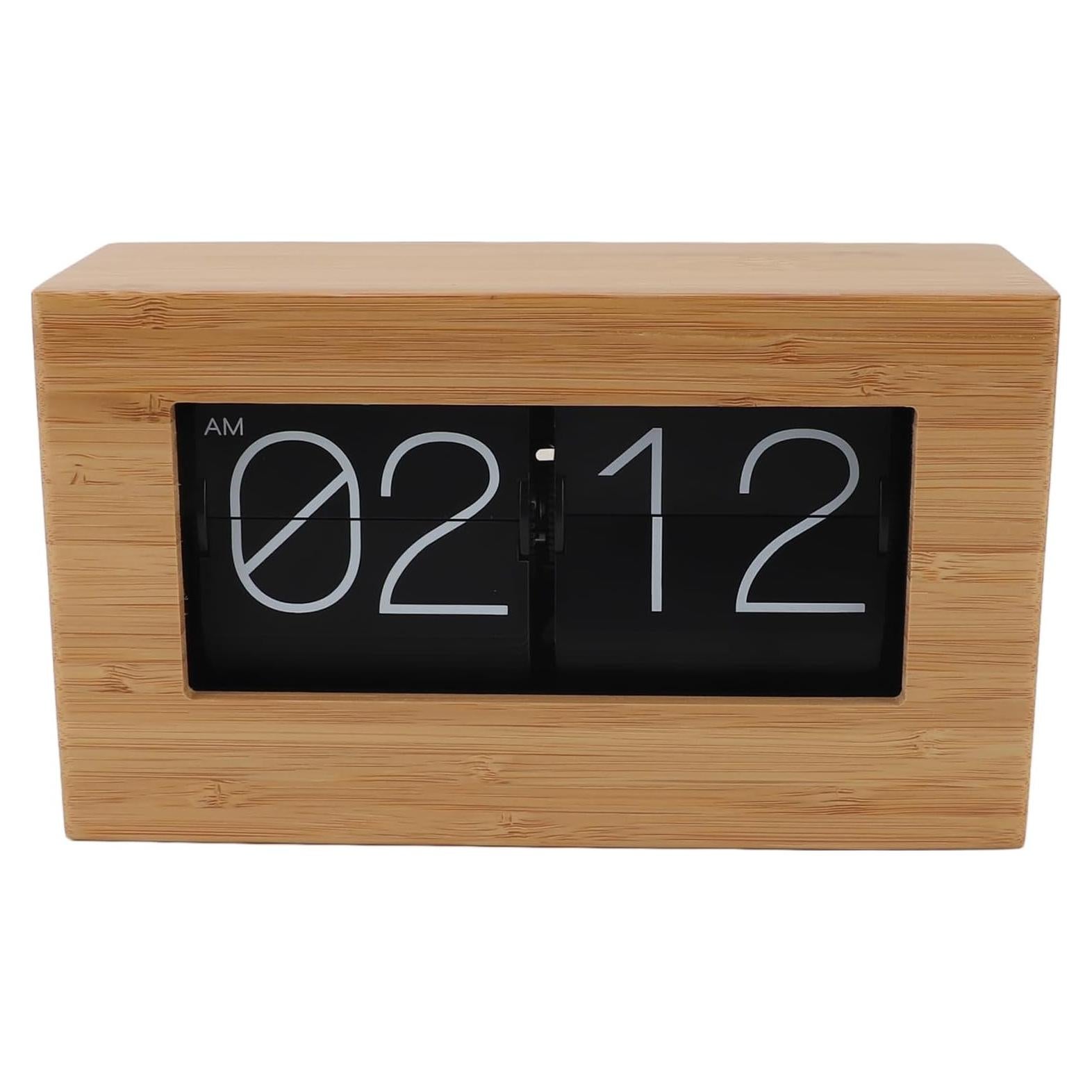 Reloj Digital Retro Plegable Cryfokt 21.4x12.7cm Beige