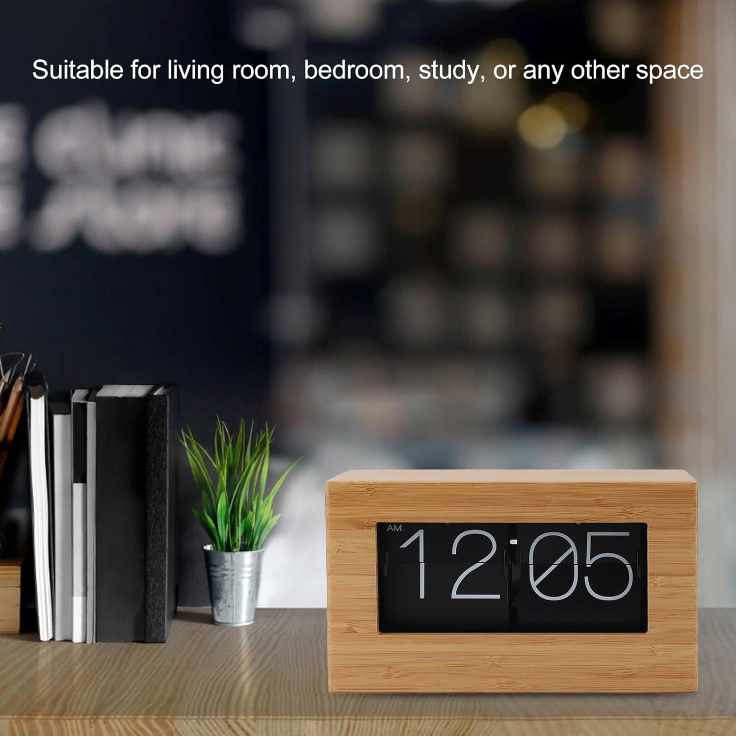 Reloj Digital Retro Plegable Cryfokt 21.4x12.7cm Beige