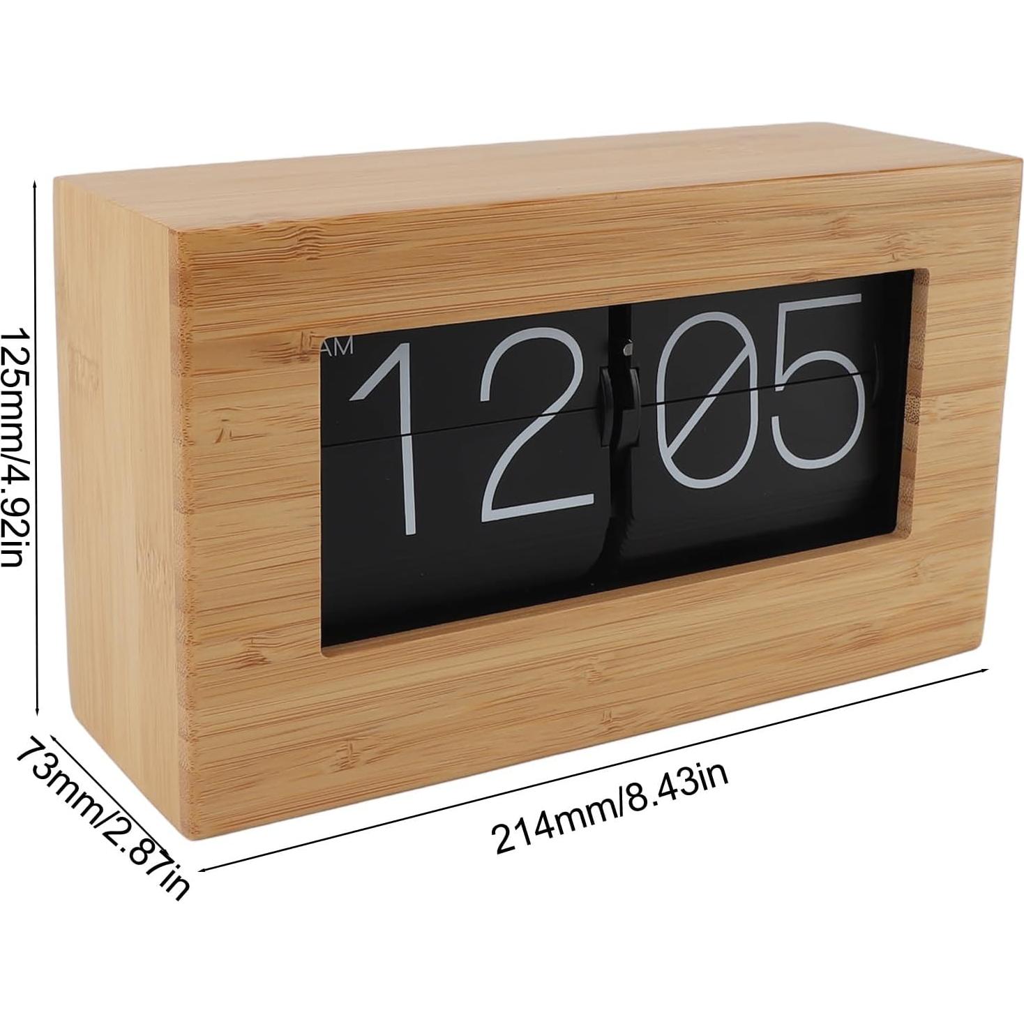 Reloj Digital Retro Plegable Cryfokt 21.4x12.7cm Beige