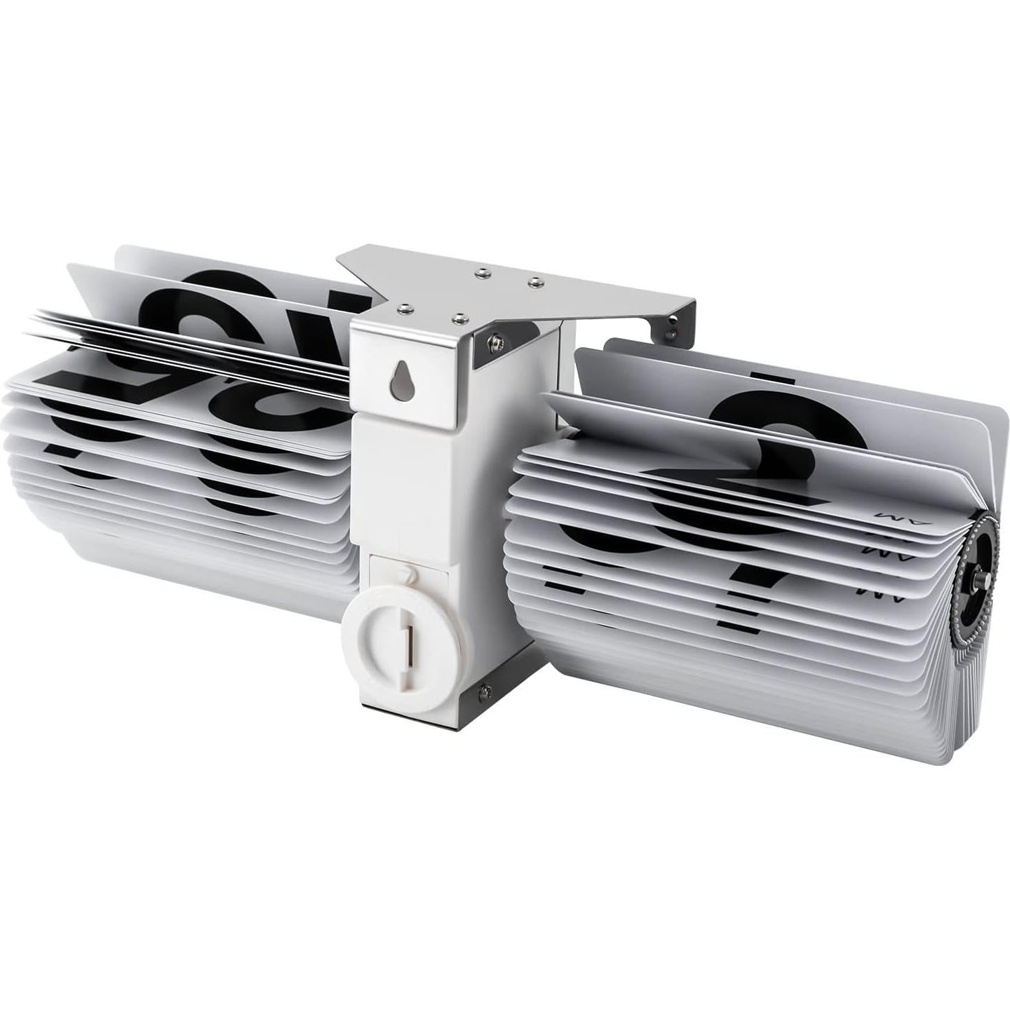 Reloj de Mesa Digital Retro TFCFL Blanco, Pantalla Grande