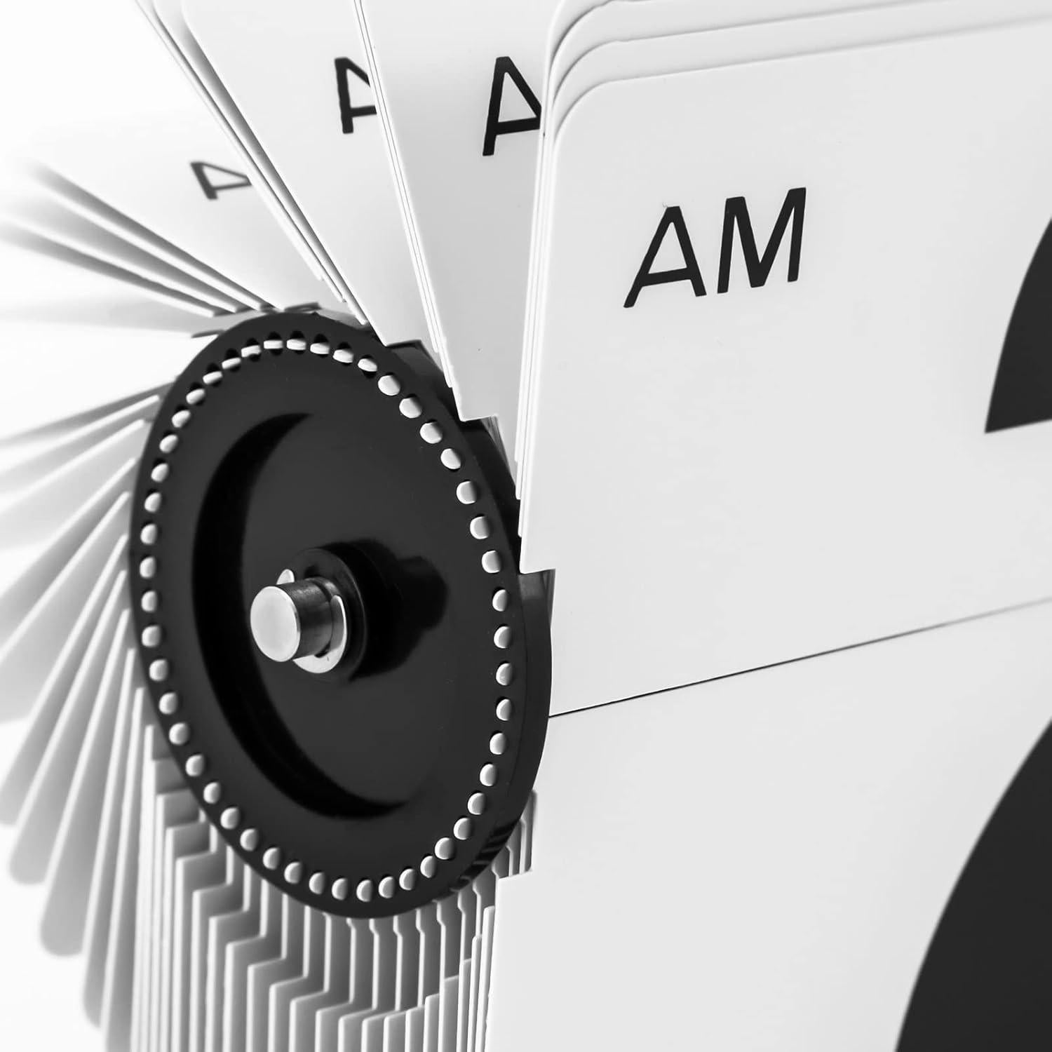 Reloj de Mesa Digital Retro TFCFL Blanco, Pantalla Grande