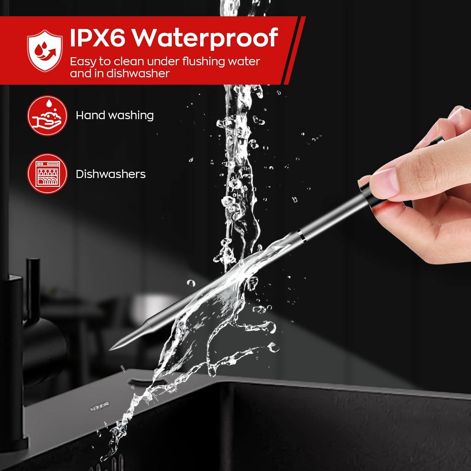 Termómetro de Carne Inalámbrico ROUUO XY-M02-BG con Bluetooth y WiFi