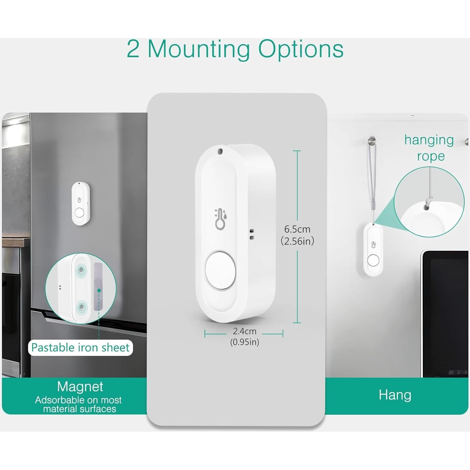 Termómetro Higrómetro Inalámbrico ORIA Bluetooth con APP