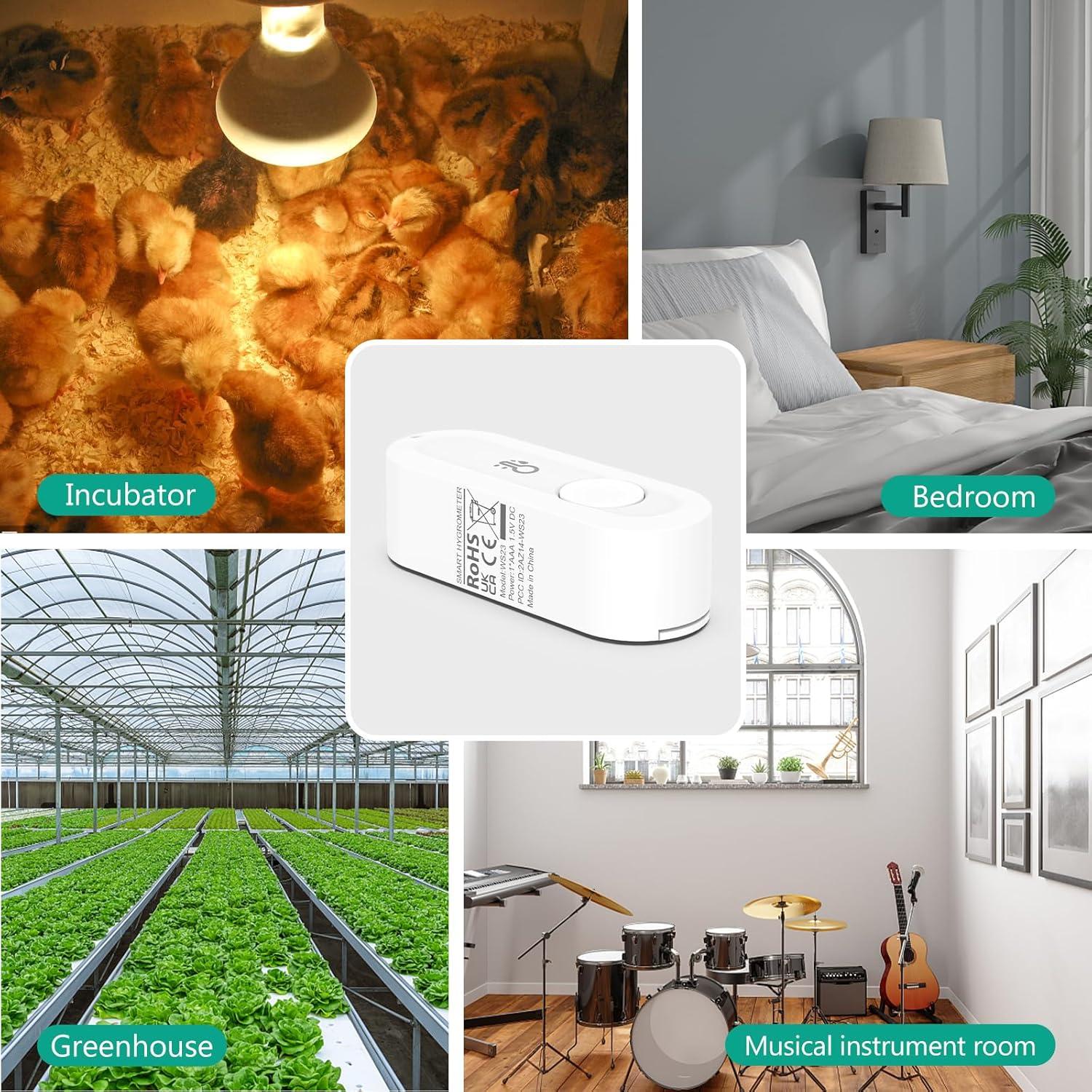 Termómetro Higrómetro Inalámbrico ORIA Bluetooth con APP